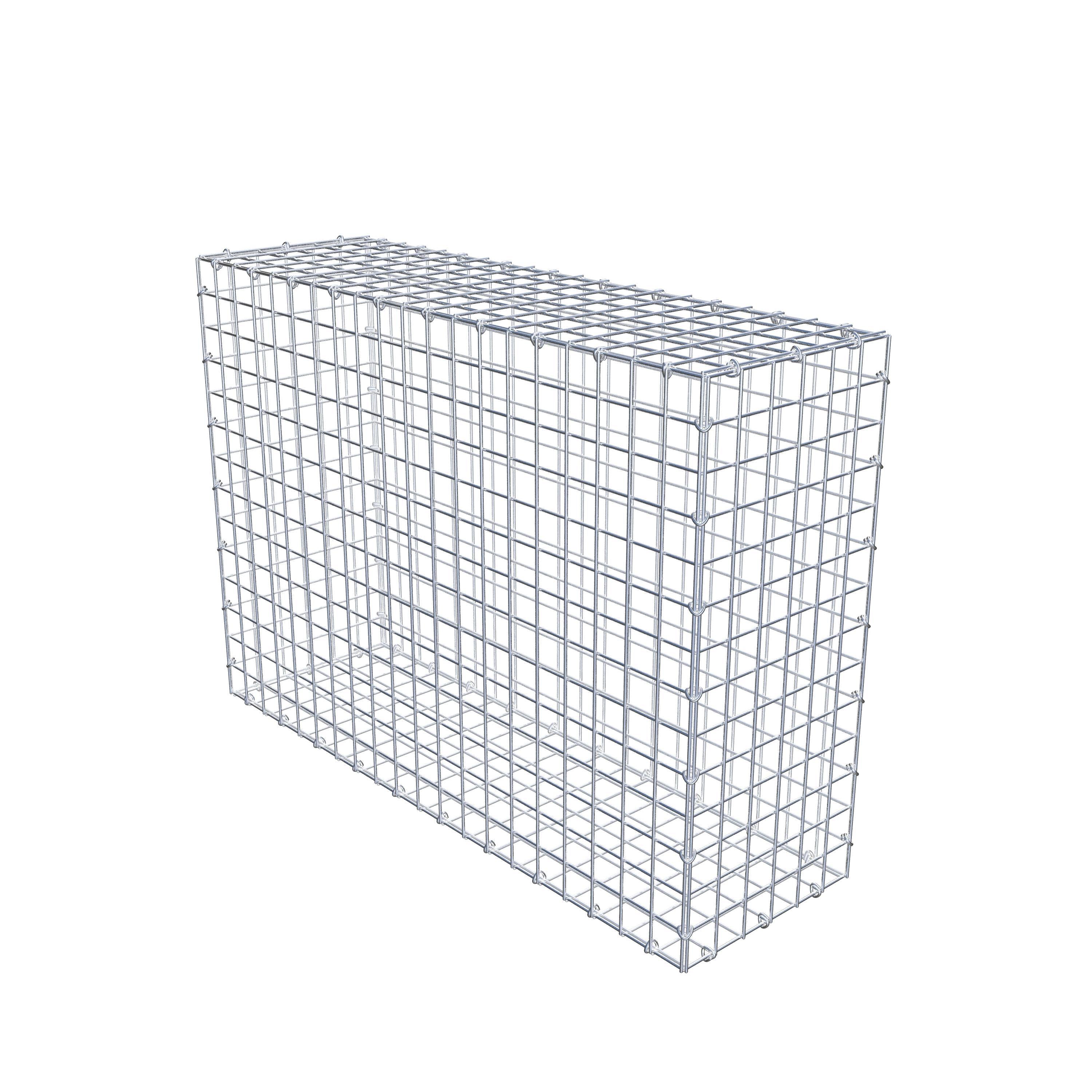 Gabion 100 cm x 70 cm x 30 cm (L x H x P), mailles 5 cm x 5 cm, anneau en C