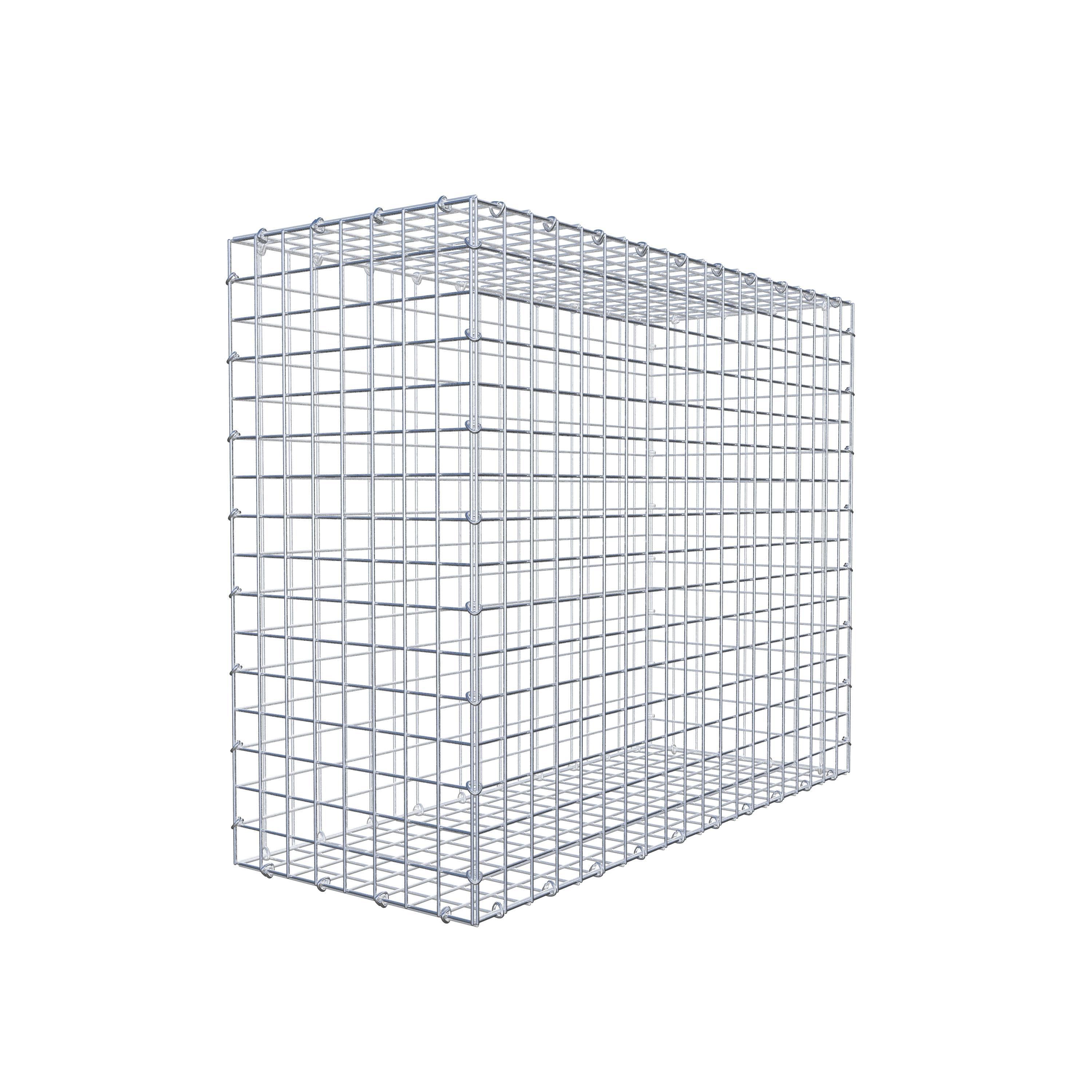 Gabion 100 cm x 80 cm x 40 cm (L x H x P), mailles 5 cm x 5 cm, anneau en C