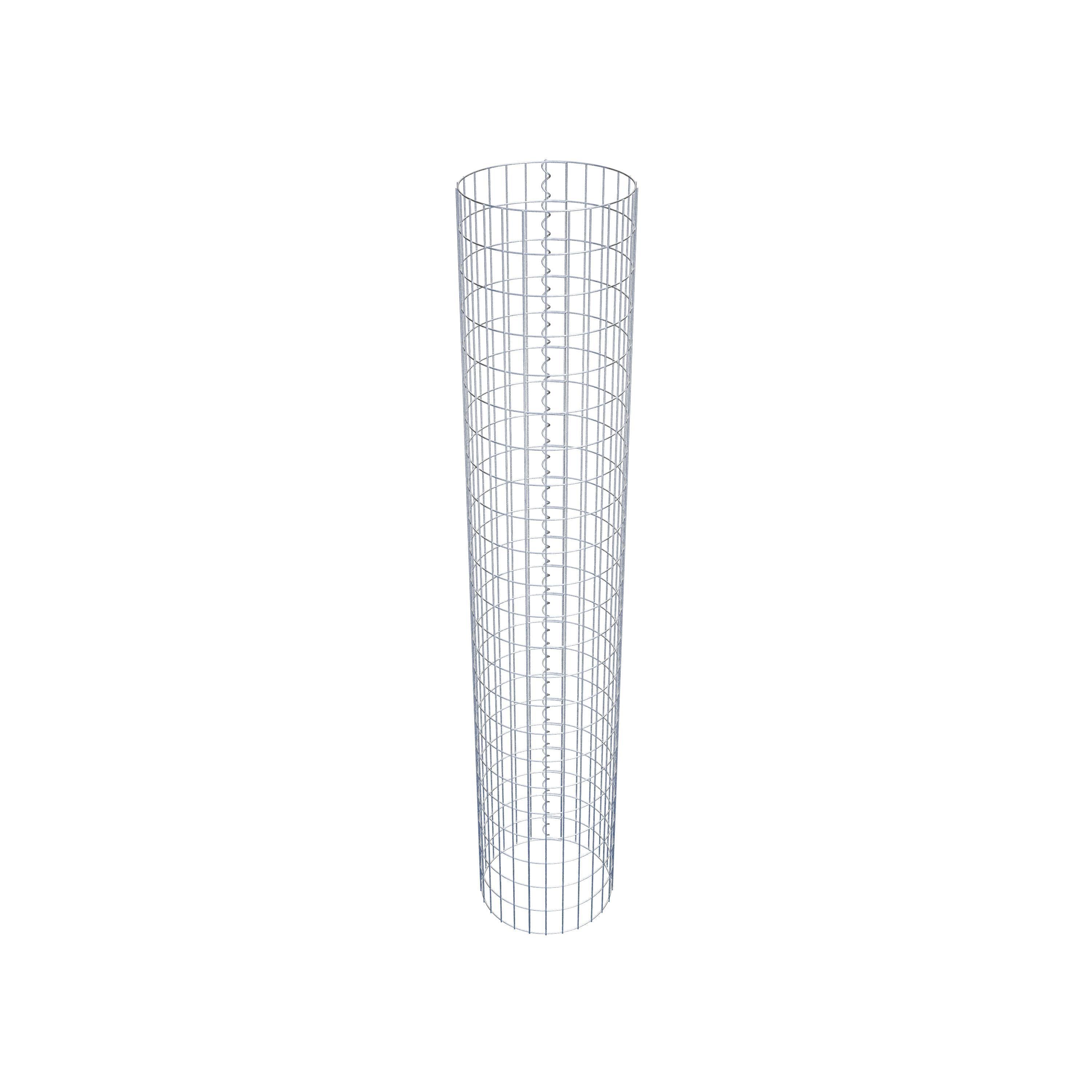 Columna de gaviones diámetro 42 cm, MW 5 x 10 cm redonda