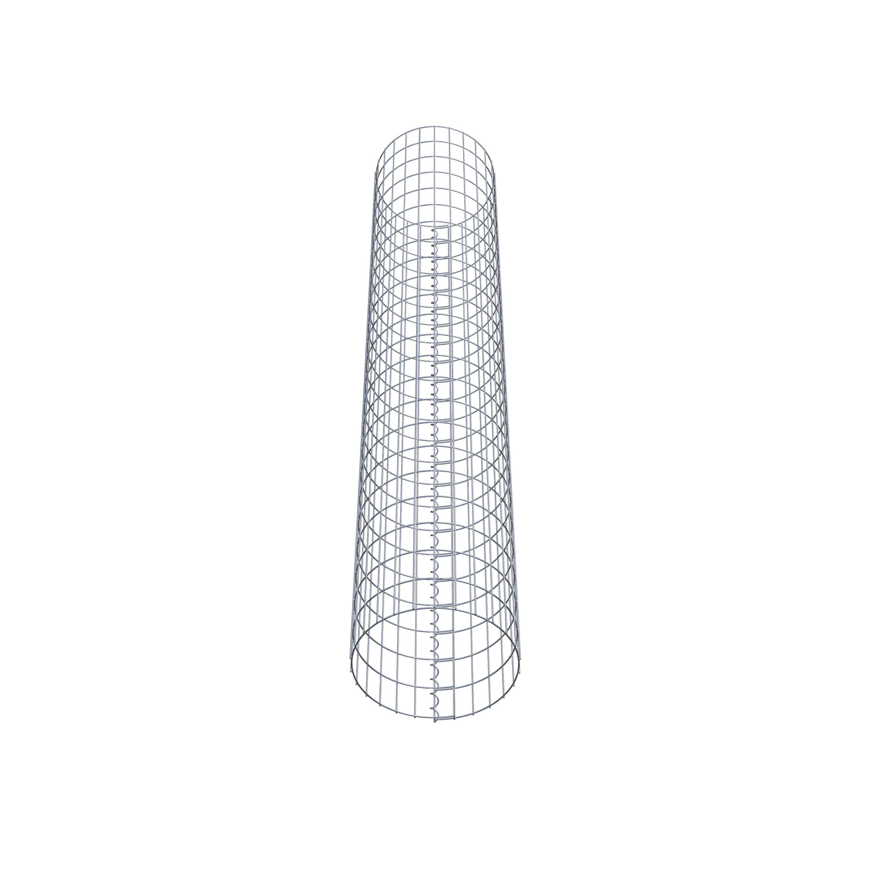 Columna de gaviones diámetro 42 cm, MW 5 x 10 cm redonda