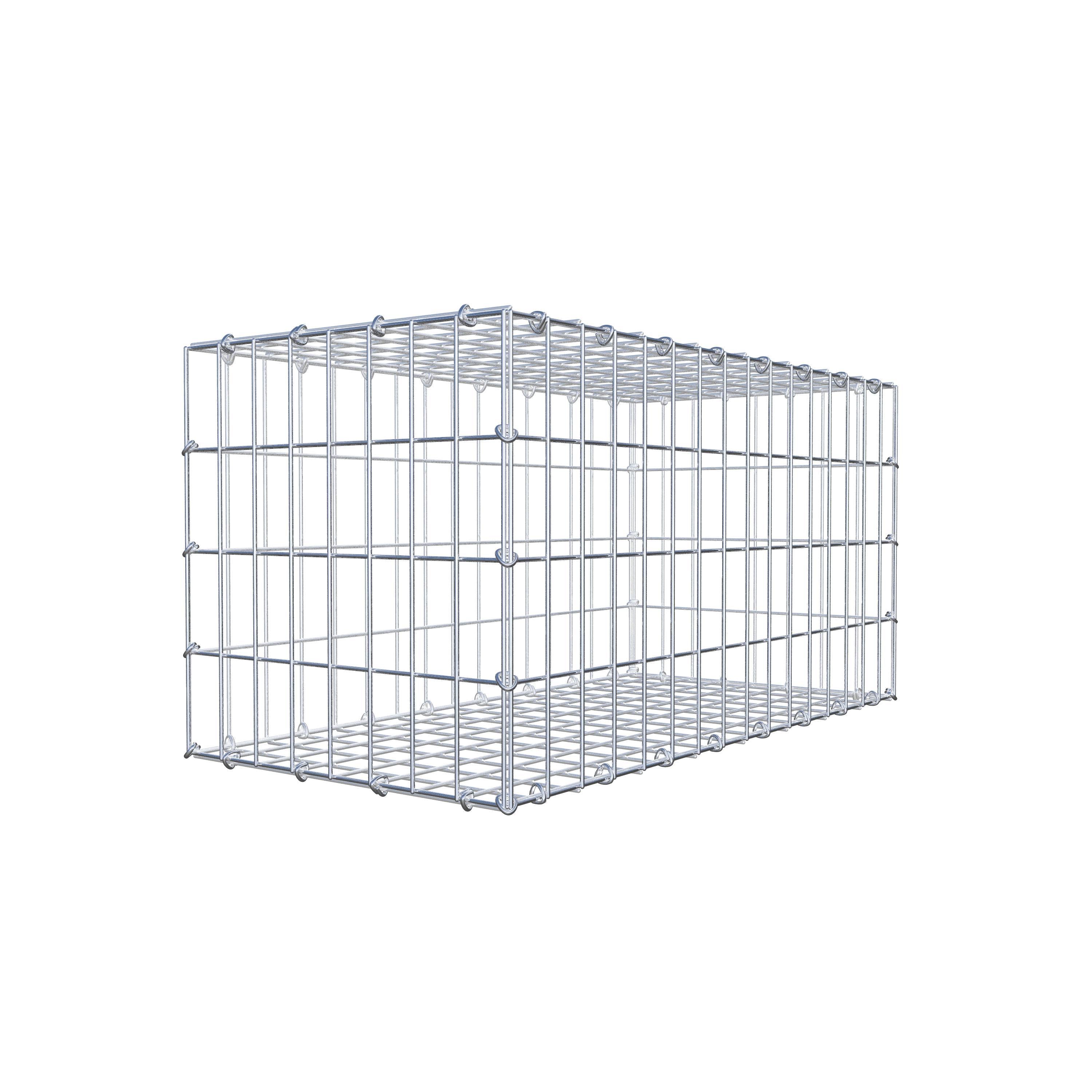 Gabião 80 cm x 40 cm x 40 cm (C x A x P), malhagem 5 cm x 10 cm, anel C