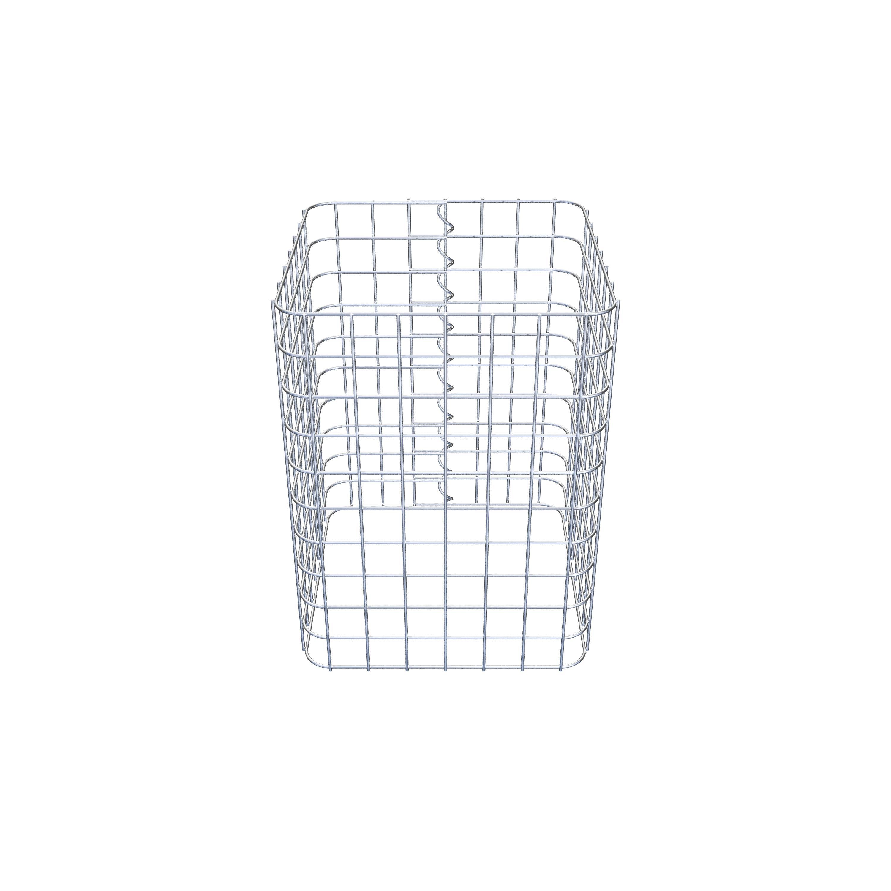 Colonna di gabbioni 42 x 42 cm MW 5 x 5 cm quadrato