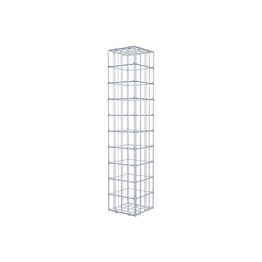 Gabion 100 cm x 20 cm x 20 cm (L x H x D), maskstorlek 5 cm x 10 cm, C-ring