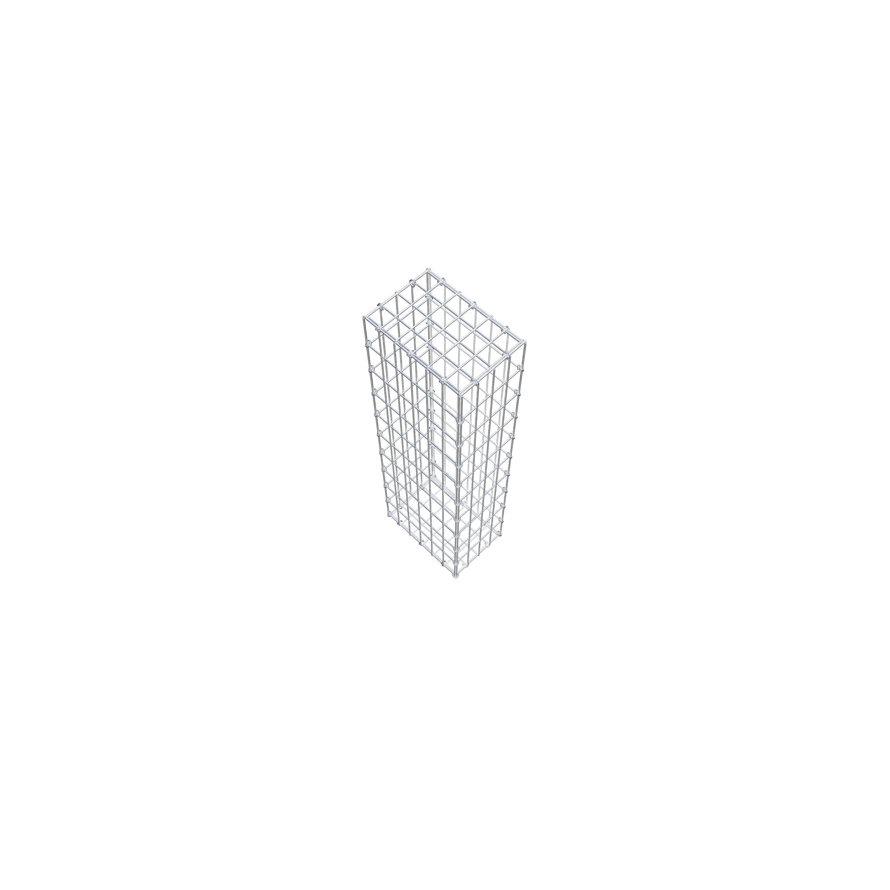 Schanskorf 100 cm x 30 cm x 20 cm (L x H x D), maaswijdte 5 cm x 10 cm, C-ring