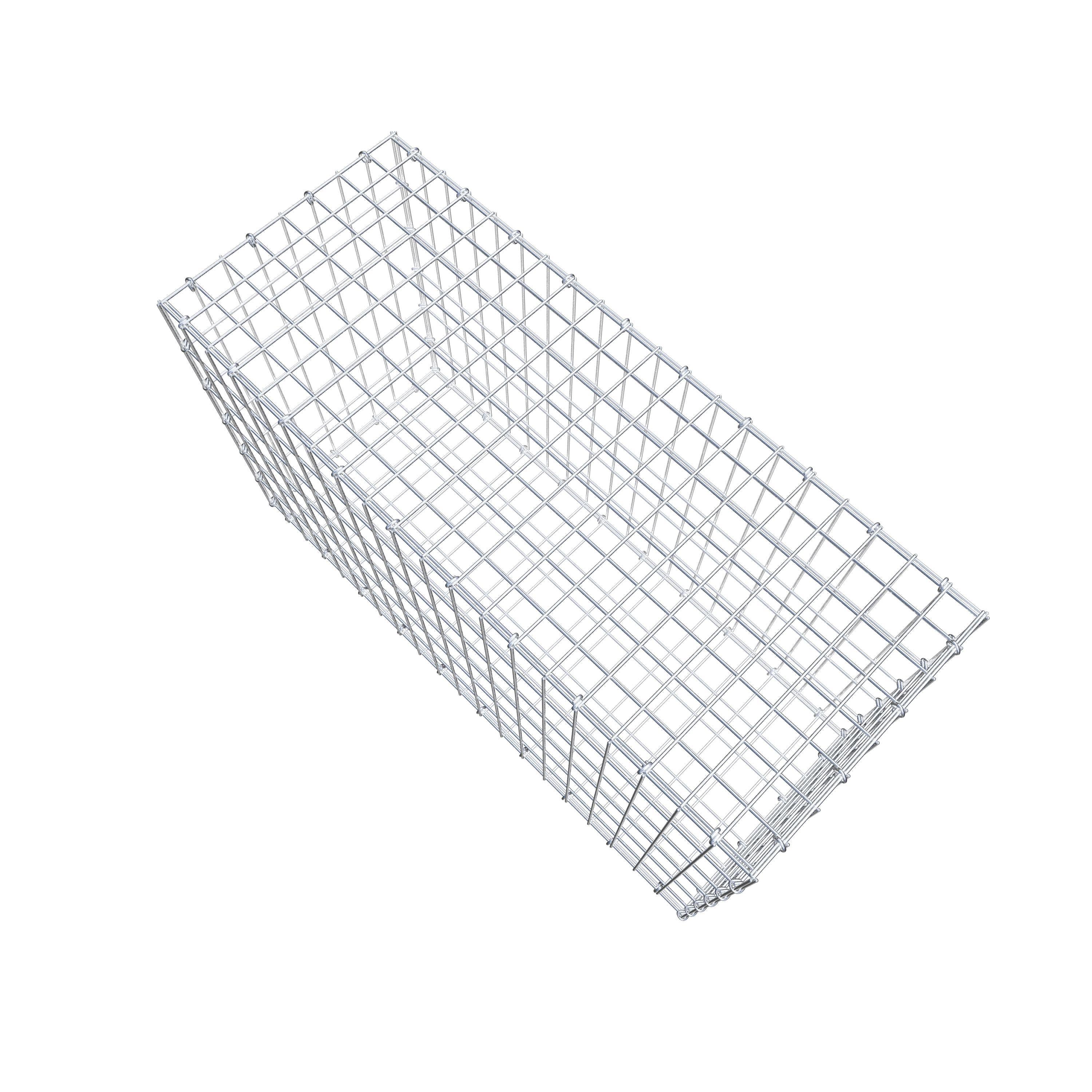 Schanskorf 100 cm x 60 cm x 40 cm (L x H x D), maaswijdte 5 cm x 10 cm, C-ring