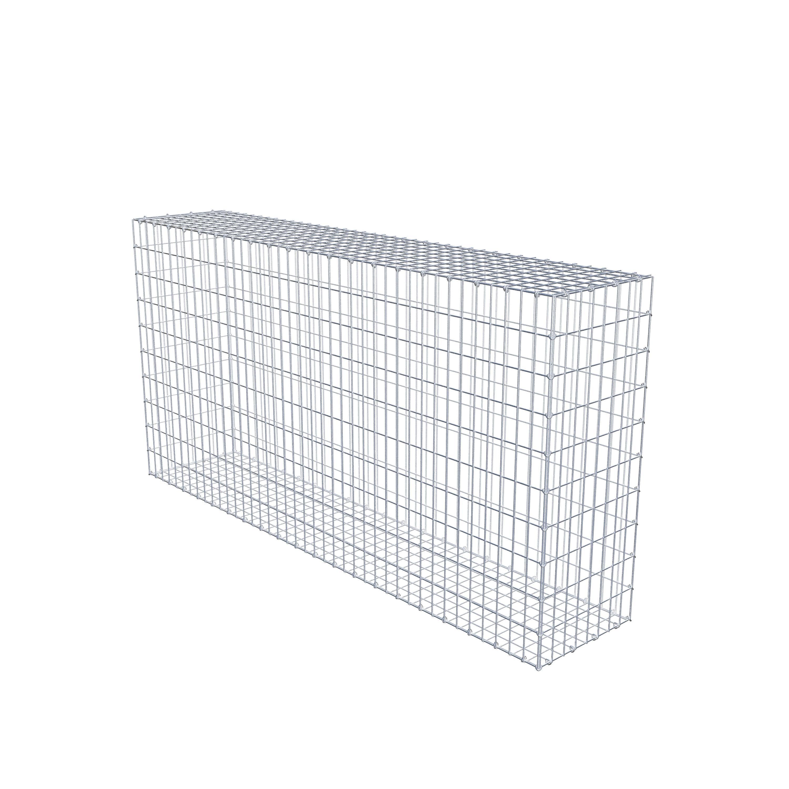 Schanskorf 200 cm x 100 cm x 40 cm (L x H x D), maaswijdte 5 cm x 10 cm, C-ring