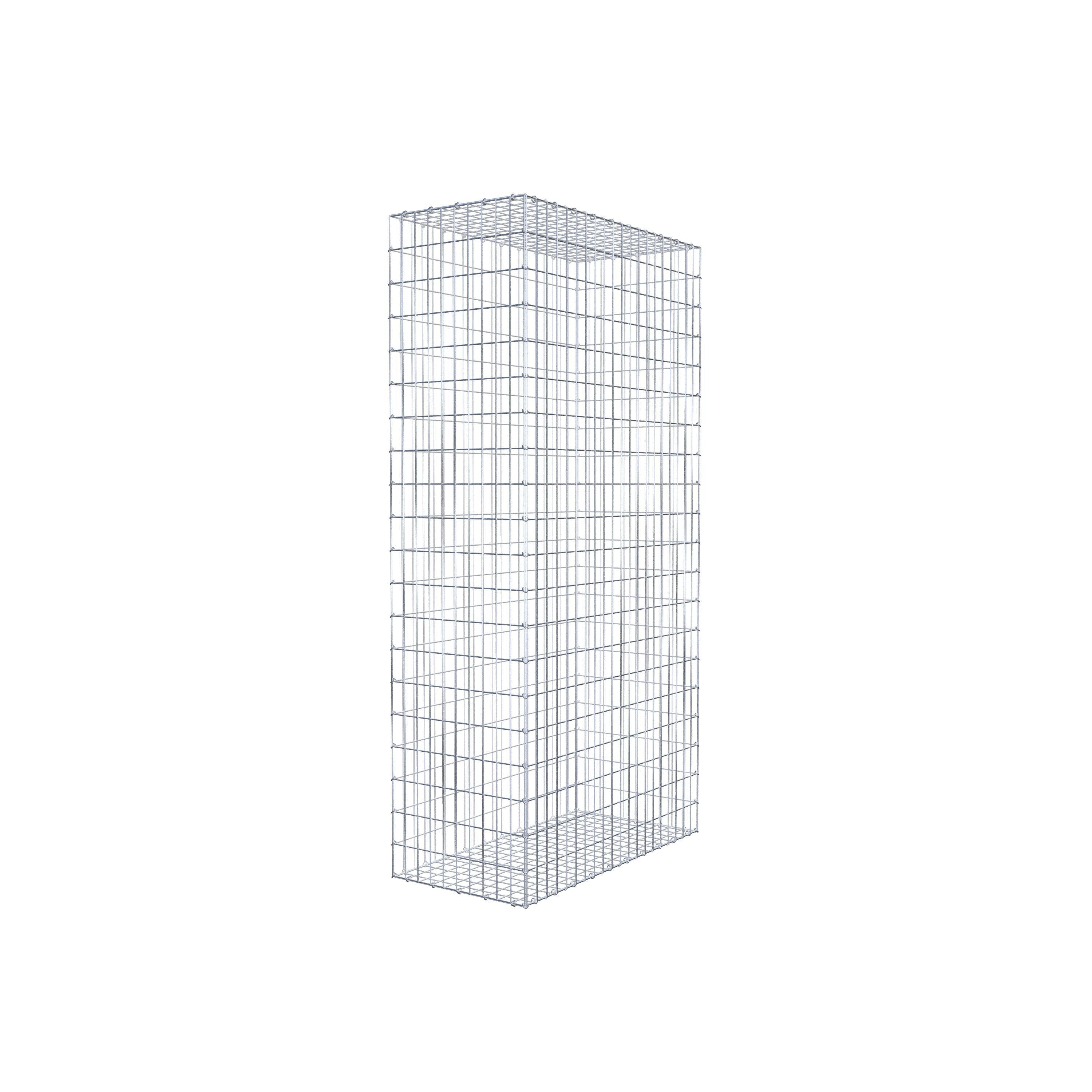 Schanskorf 200 cm x 100 cm x 50 cm (L x H x D), maaswijdte 5 cm x 10 cm, C-ring