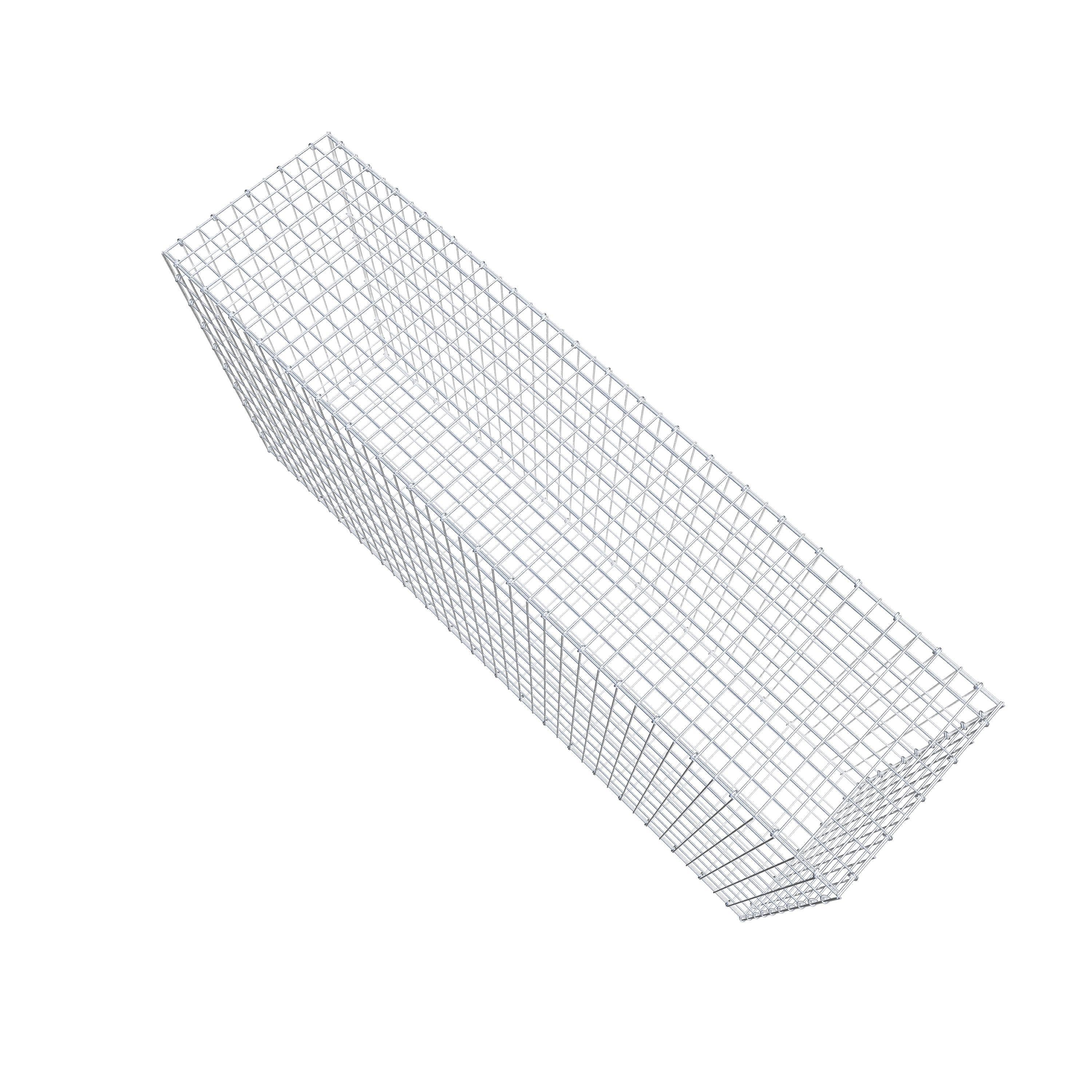 Schanskorf 200 cm x 100 cm x 50 cm (L x H x D), maaswijdte 5 cm x 10 cm, C-ring