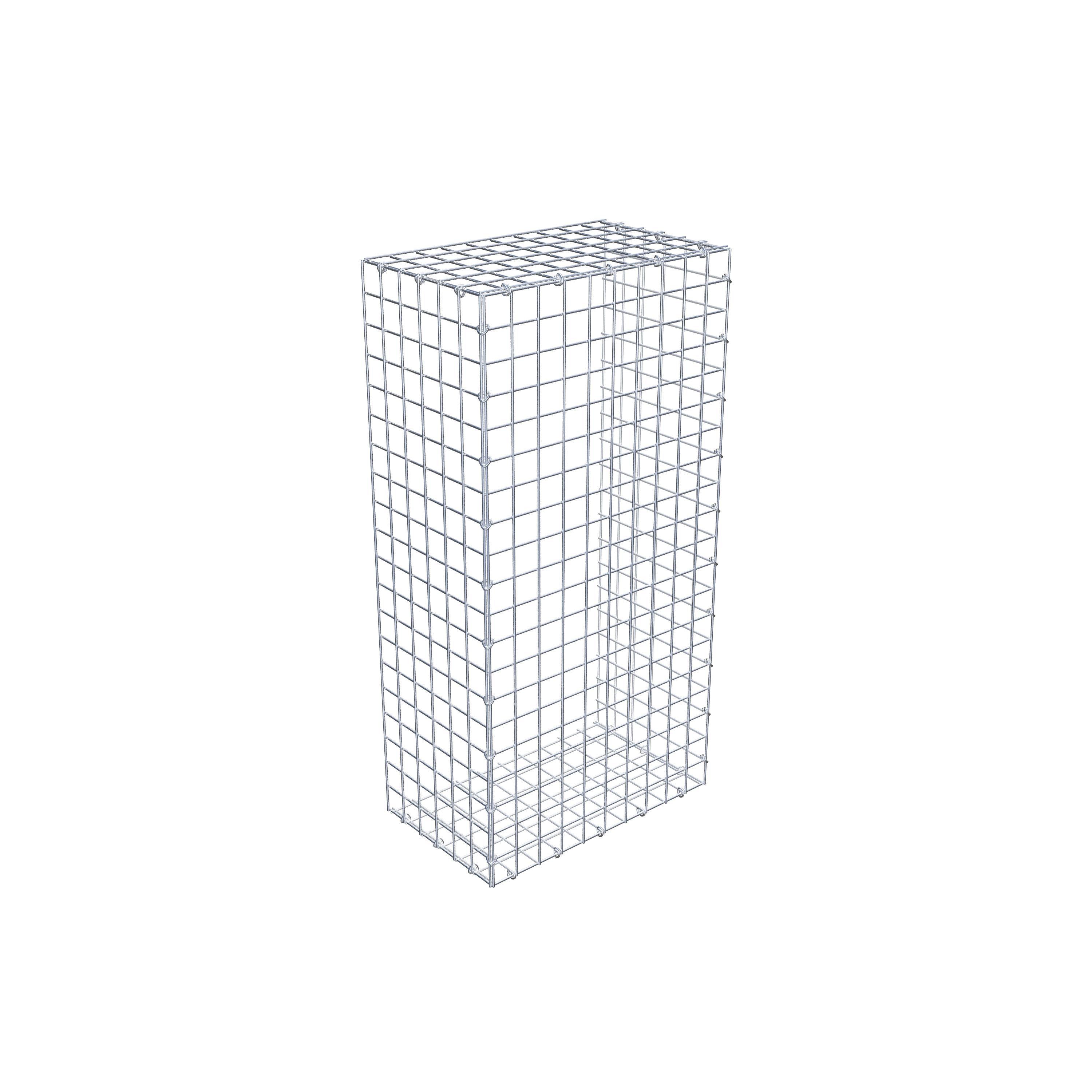 Gavión acoplable tipo 2 100 cm x 30 cm x 50 cm (L x A x P), malla 5 cm x 5 cm, anillo en C