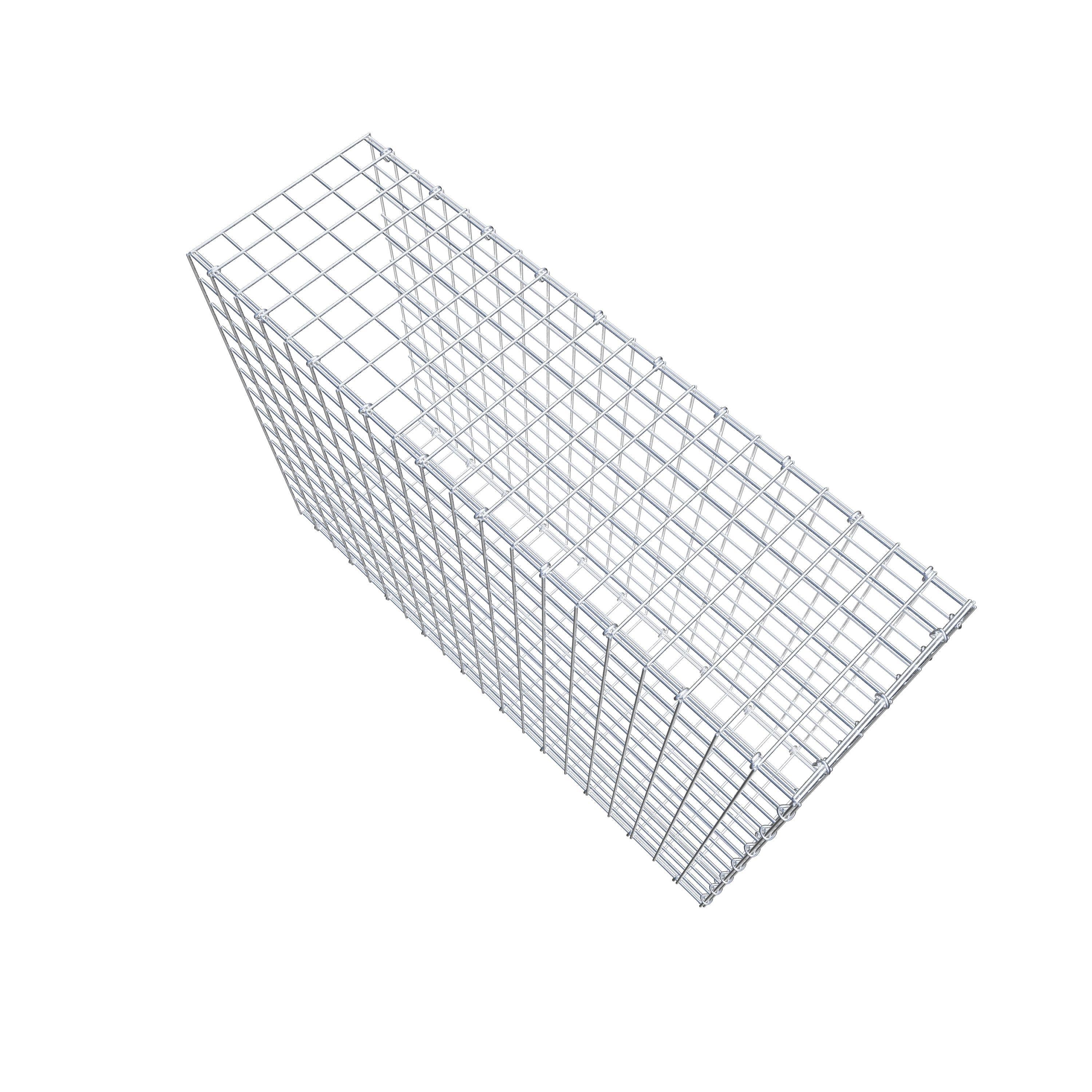 Gavión complementario de tipo 2 100 cm x 70 cm x 30 cm (L x A x P), malla 5 cm x 5 cm, anillo en C