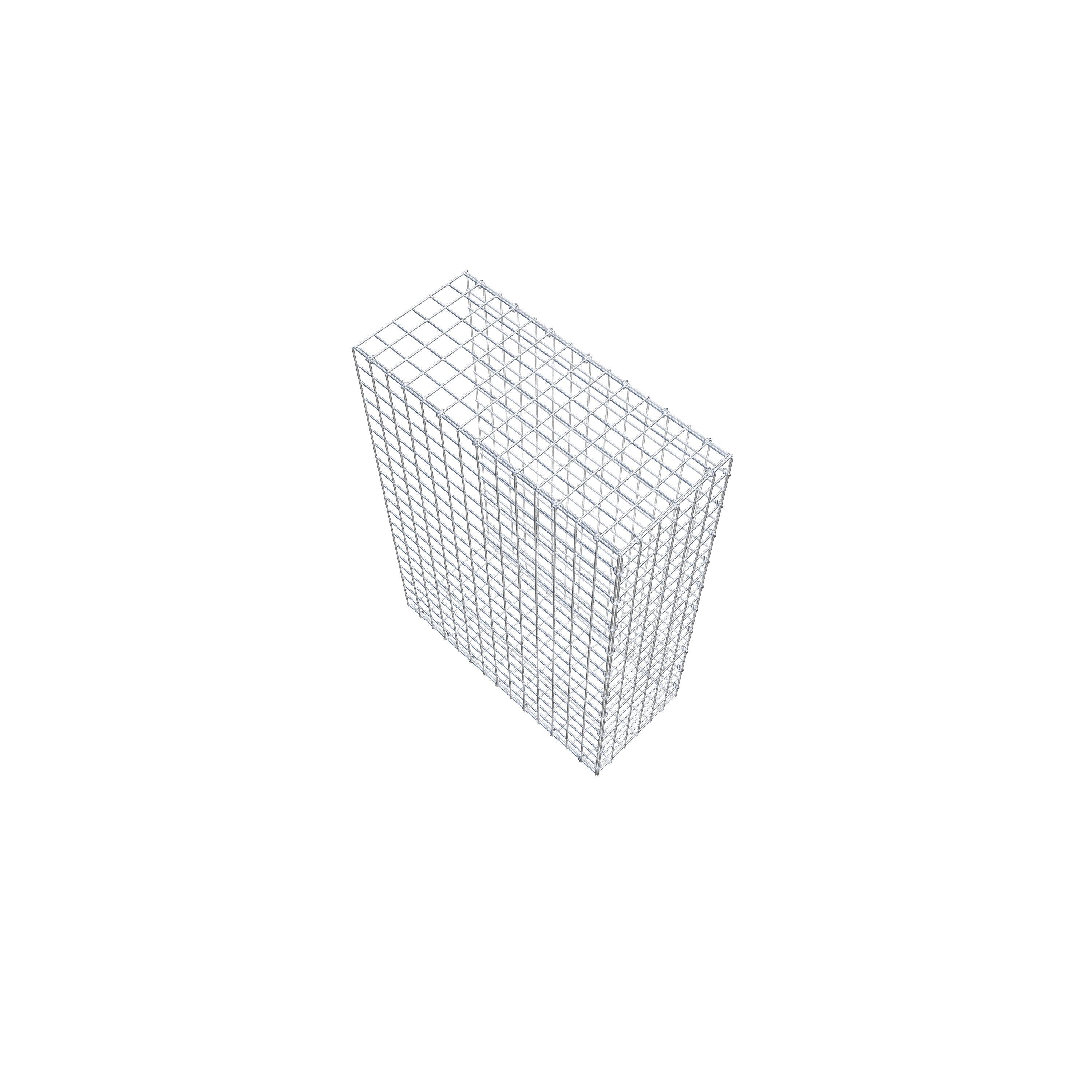 Gavión complementario de tipo 2 100 cm x 70 cm x 30 cm (L x A x P), malla 5 cm x 5 cm, anillo en C