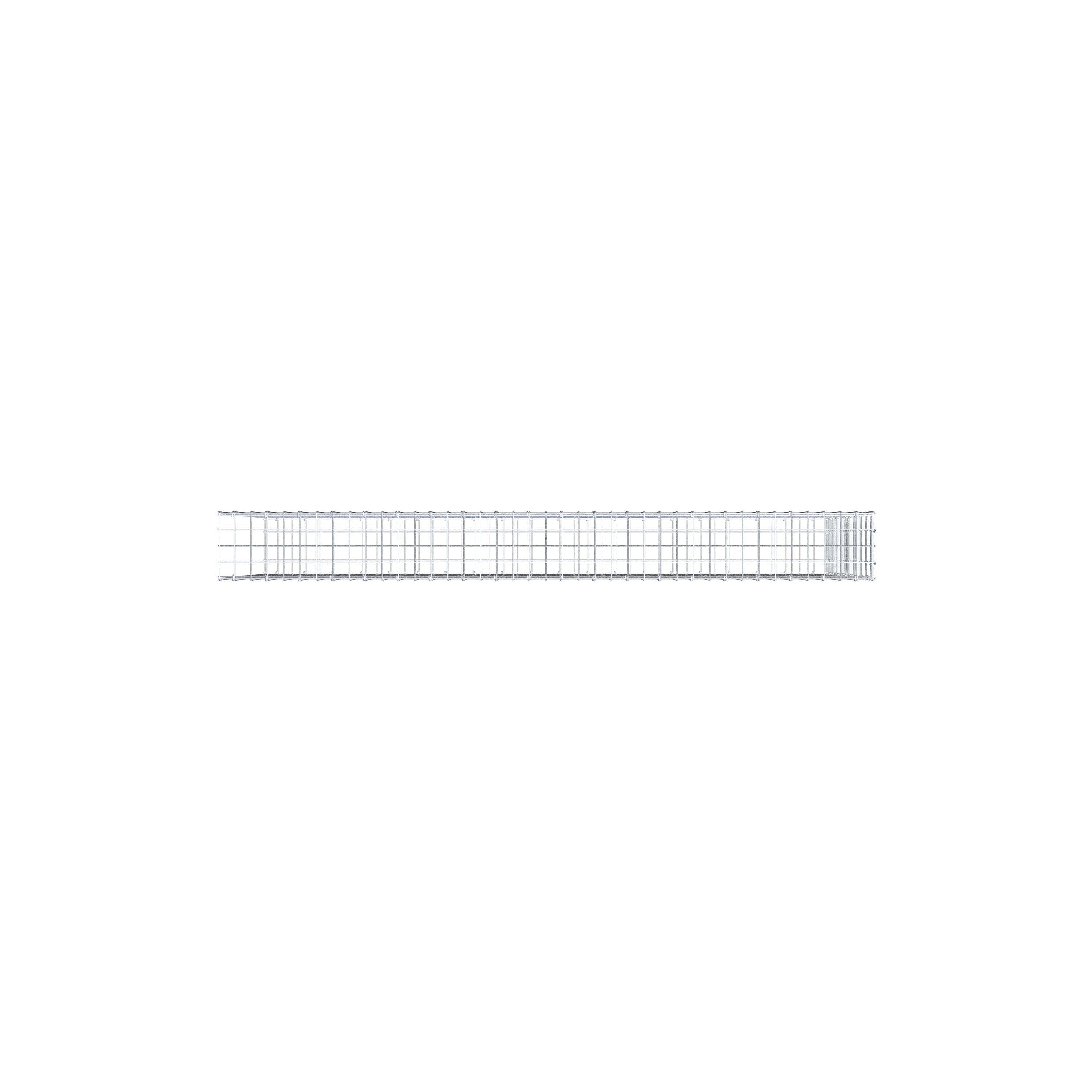 Pila adicional tipo 2 200 cm x 100 cm x 20 cm (L x A x P), malla 5 cm x 5 cm, anillo en C