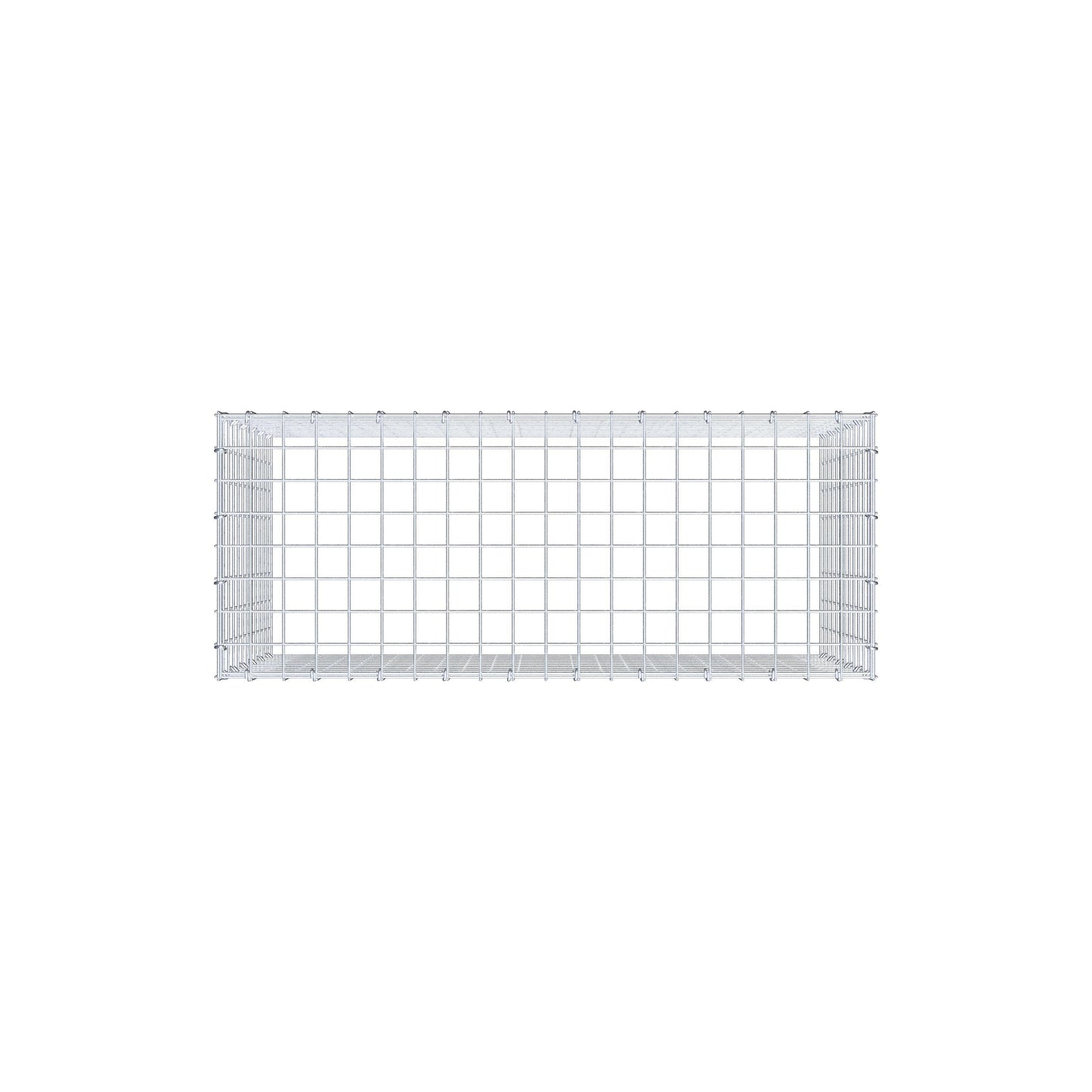Anbaugabione Typ 3 100 cm x 60 cm x 40 cm (L x H x T), Maschenweite 5 cm x 5 cm, C-Ring