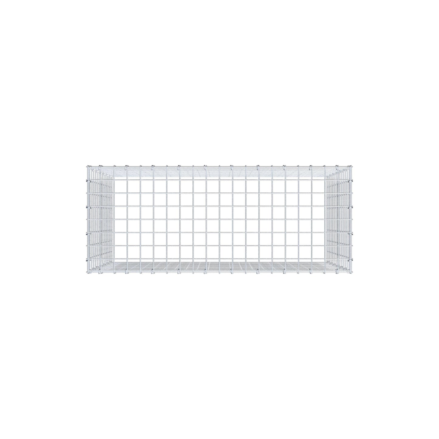 Gavión complementario de tipo 3 100 cm x 70 cm x 40 cm (L x A x P), malla 5 cm x 5 cm, anillo en C