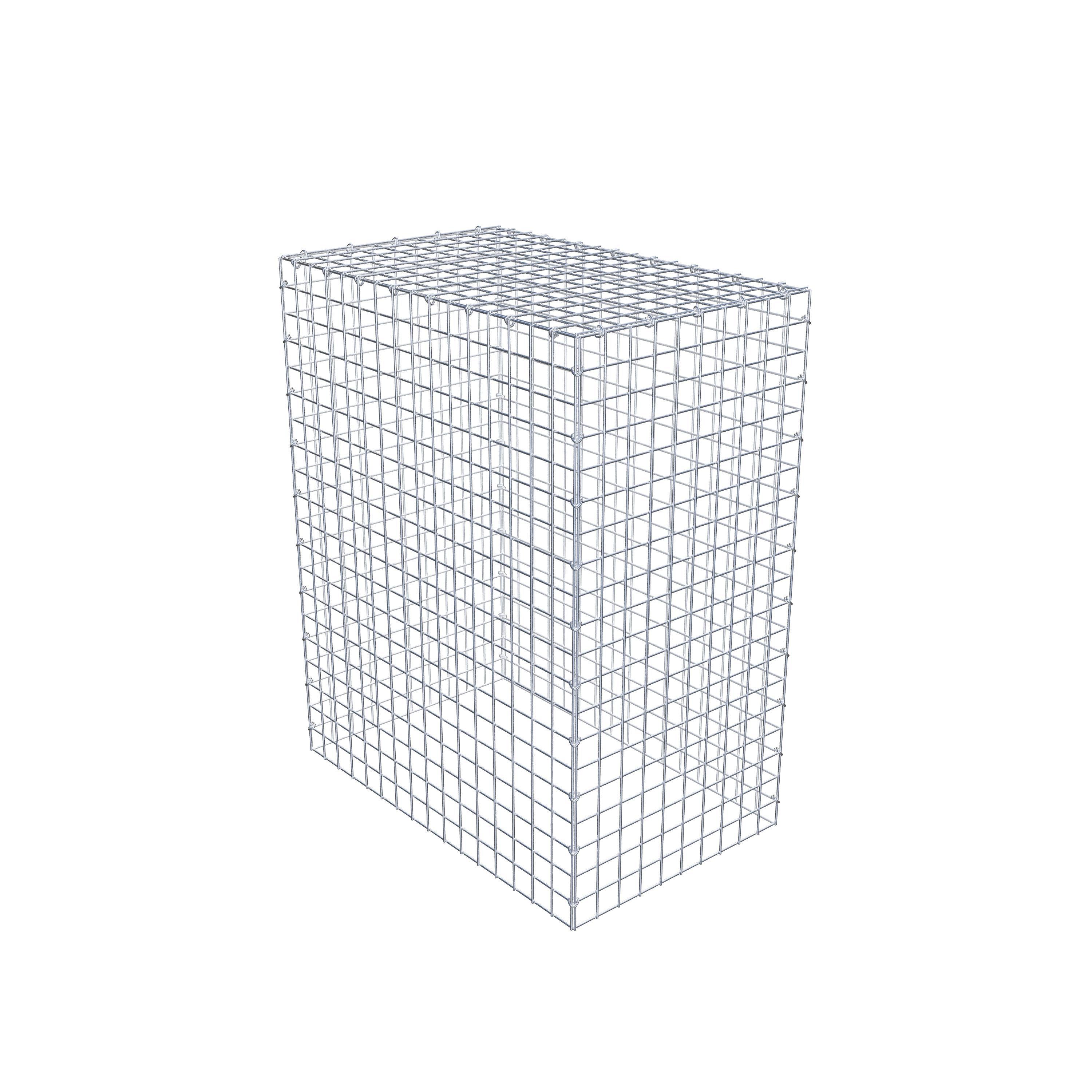 Gavión complementario de tipo 3 100 cm x 80 cm x 50 cm (L x A x P), malla 5 cm x 5 cm, anillo en C