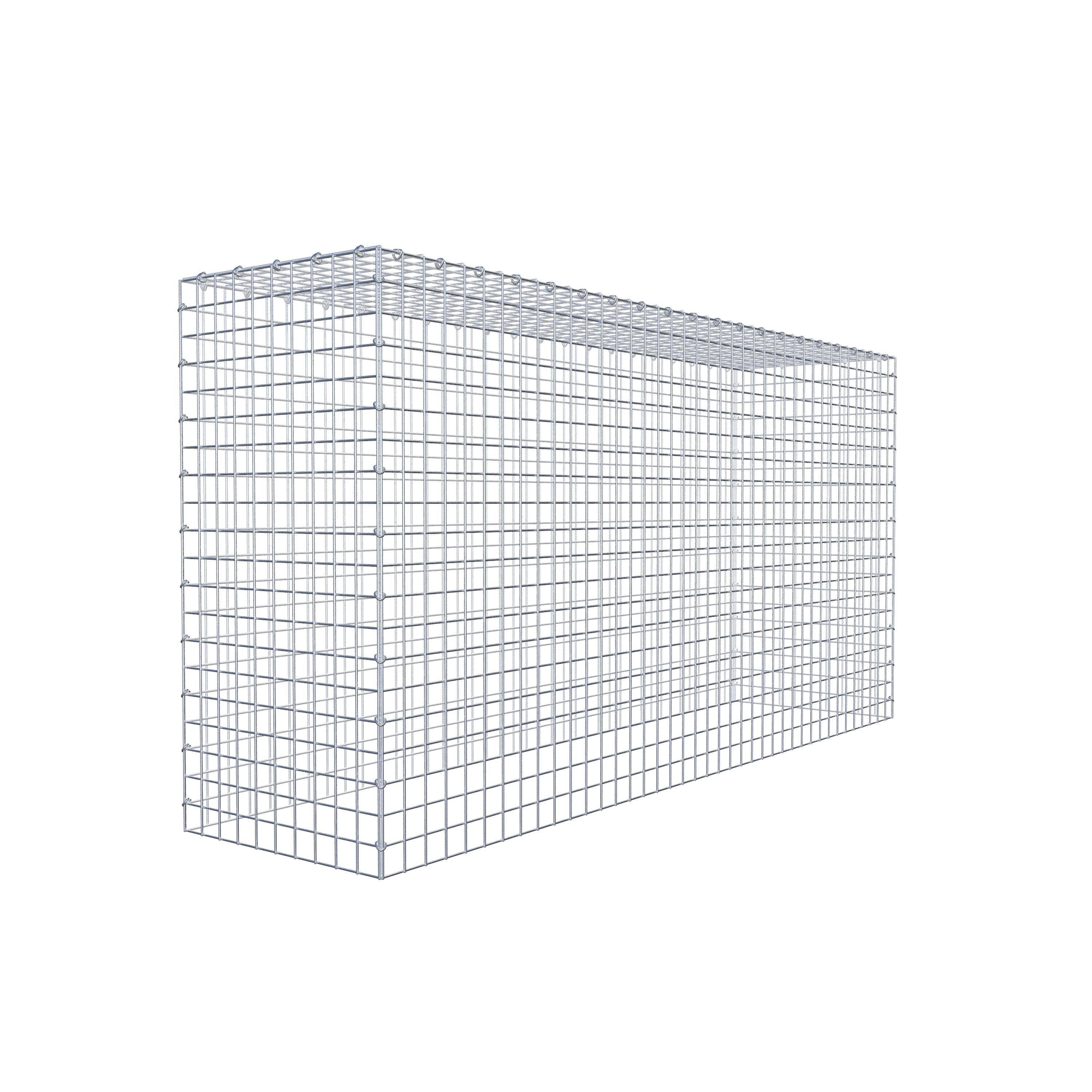 Mounted gabion type 3 200 cm x 100 cm x 50 cm (L x H x D), mesh size 5 cm x 5 cm, C-ring