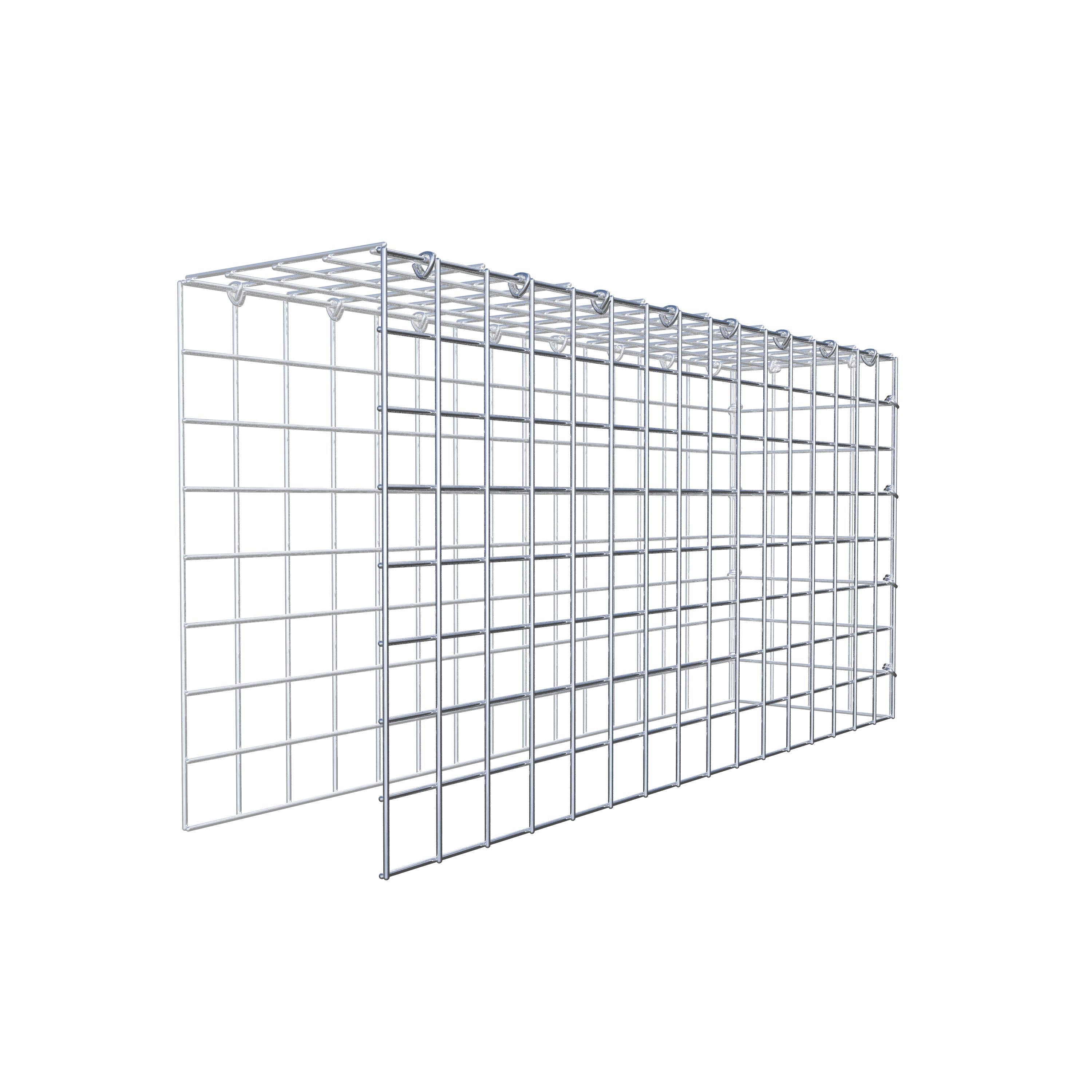 Pila adicional tipo 4 80 cm x 40 cm x 20 cm (L x A x P), malla 5 cm x 5 cm, anillo en C