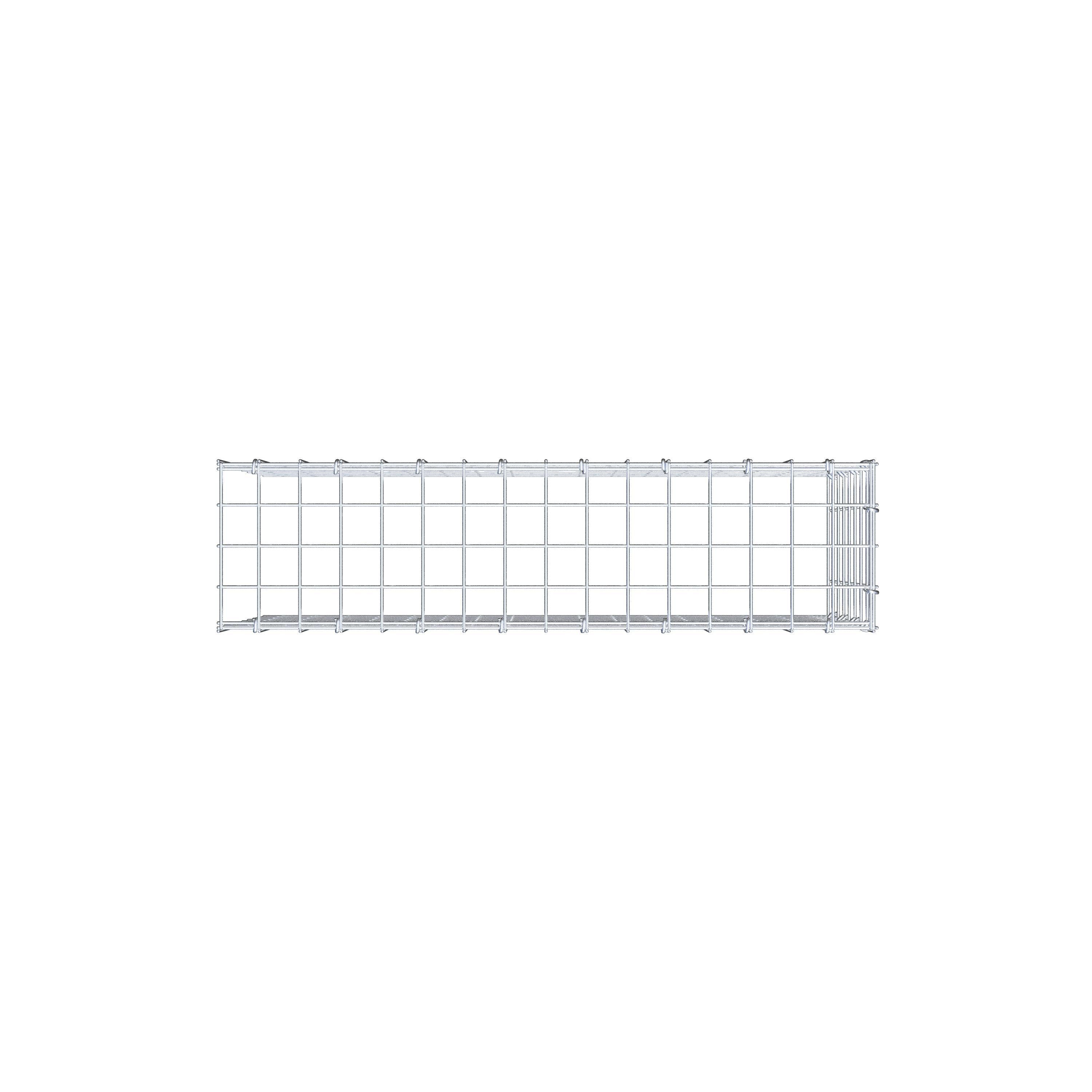 Pila adicional tipo 4 80 cm x 40 cm x 20 cm (L x A x P), malla 5 cm x 5 cm, anillo en C