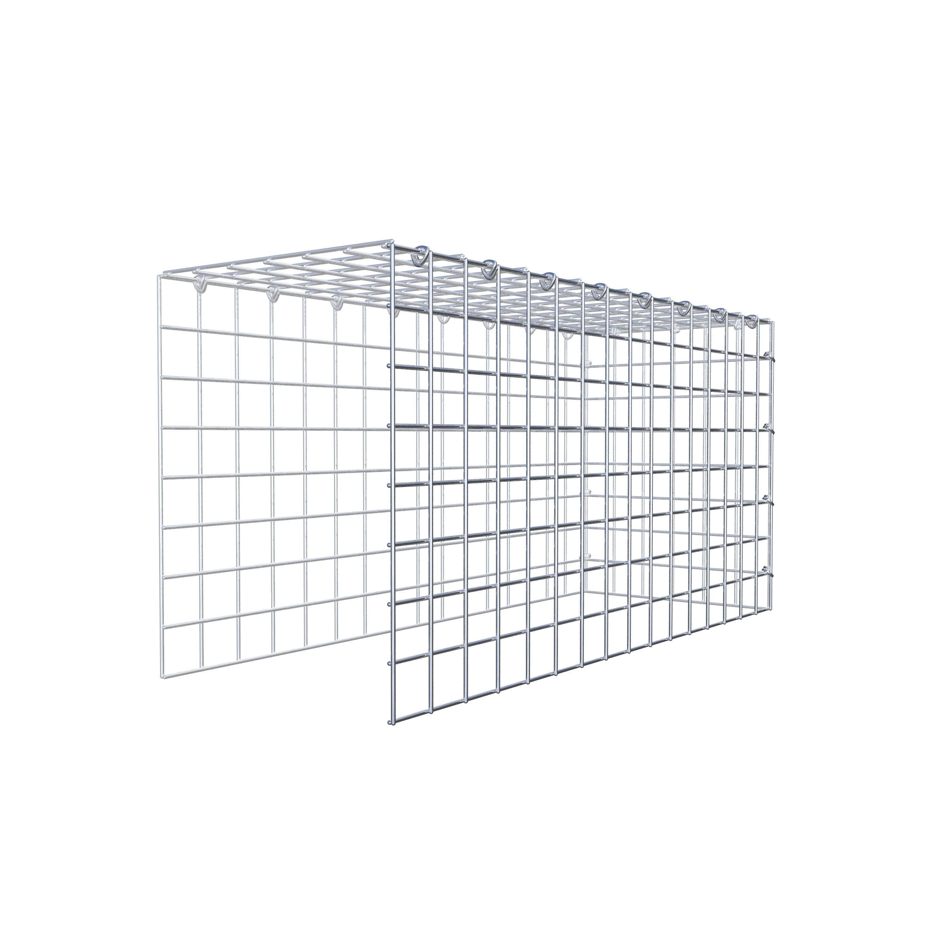Pila adicional tipo 4 80 cm x 40 cm x 30 cm (L x A x P), malla 5 cm x 5 cm, anillo en C
