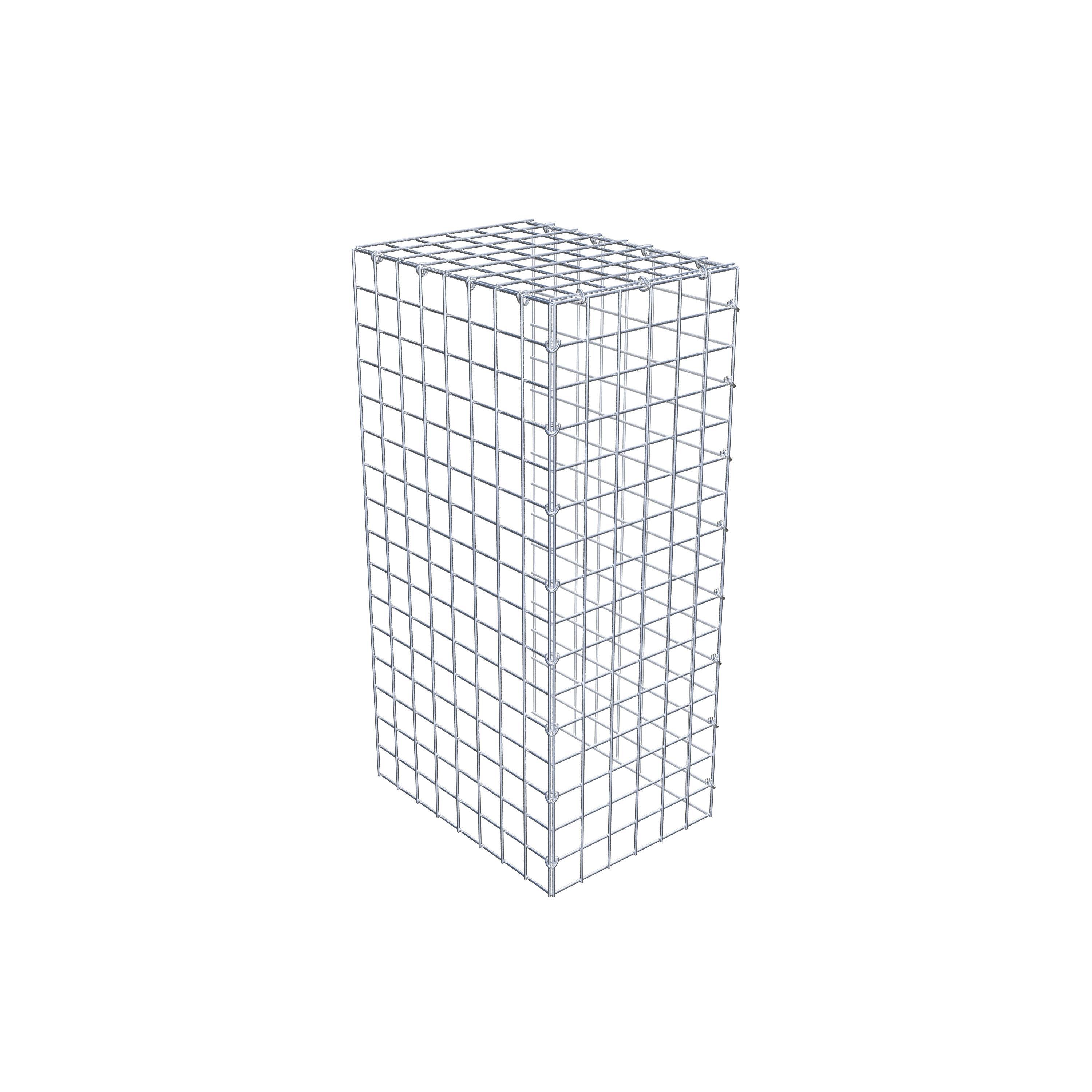 Pila adicional tipo 4 80 cm x 40 cm x 30 cm (L x A x P), malla 5 cm x 5 cm, anillo en C