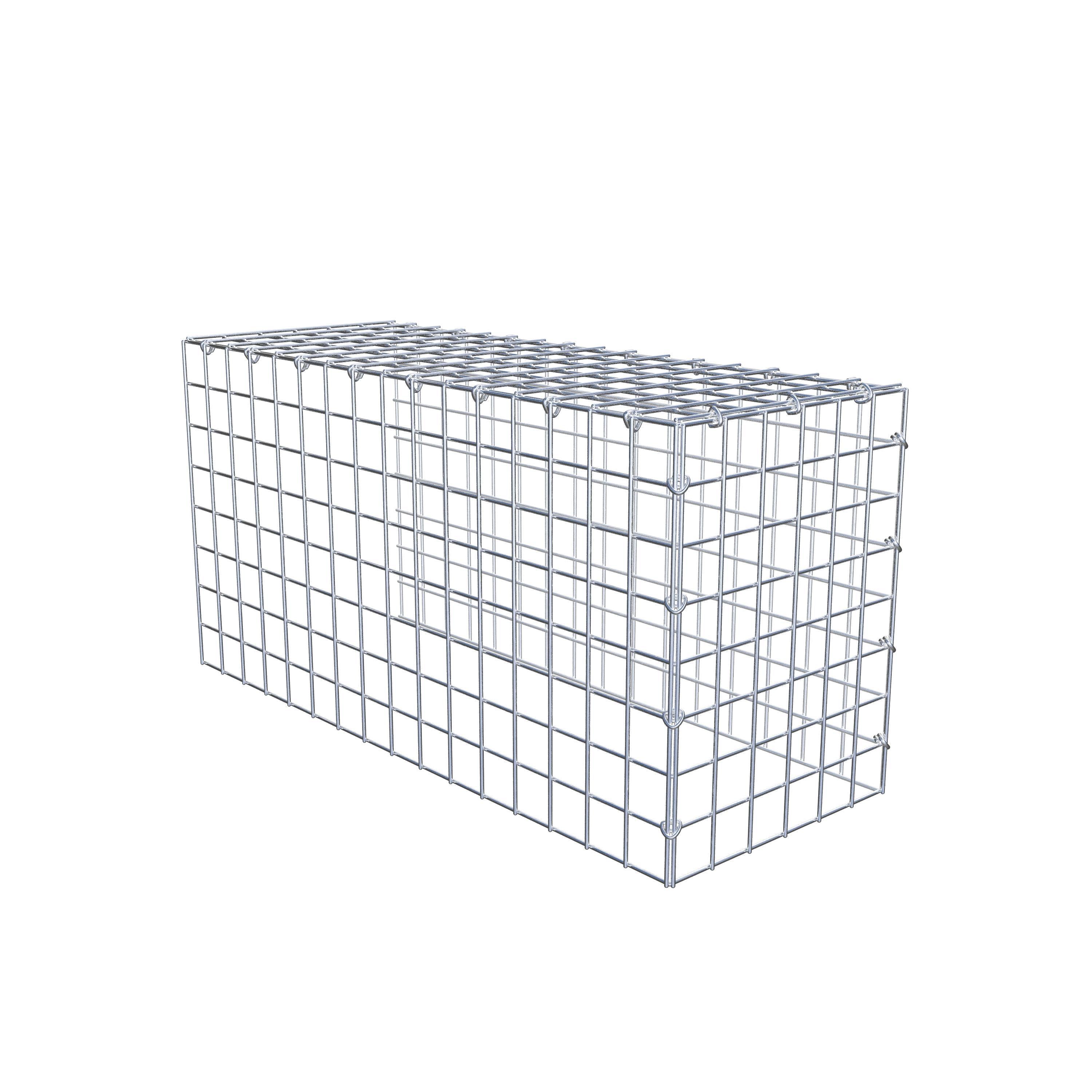 Pila adicional tipo 4 80 cm x 40 cm x 30 cm (L x A x P), malla 5 cm x 5 cm, anillo en C