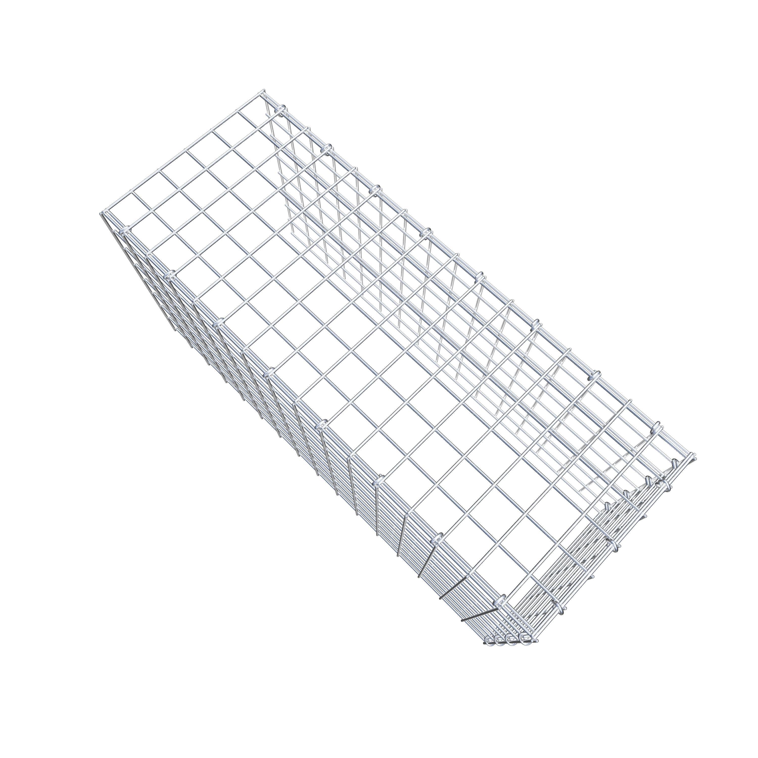 Pila adicional tipo 4 80 cm x 40 cm x 30 cm (L x A x P), malla 5 cm x 5 cm, anillo en C