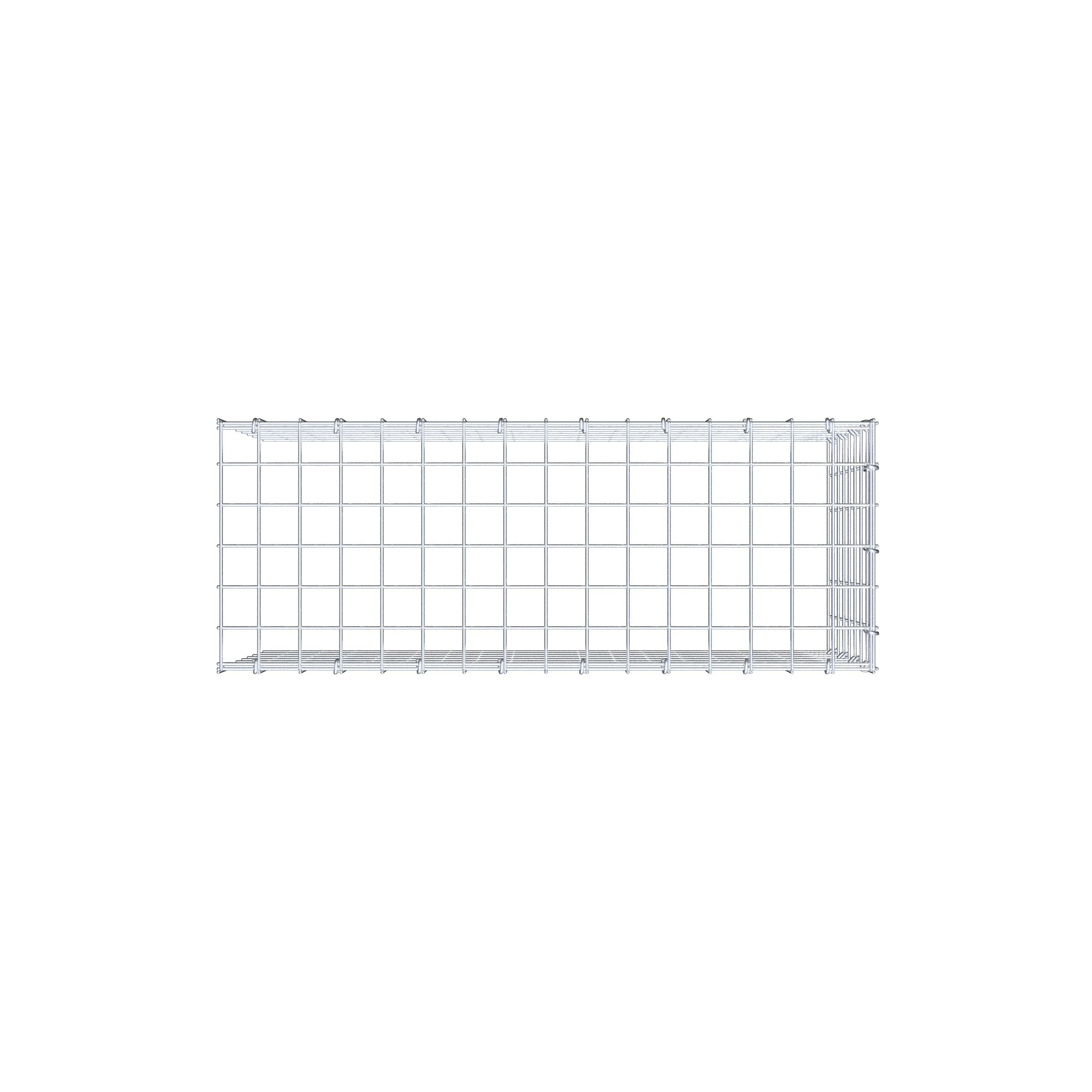 Pila adicional tipo 4 80 cm x 40 cm x 30 cm (L x A x P), malla 5 cm x 5 cm, anillo en C