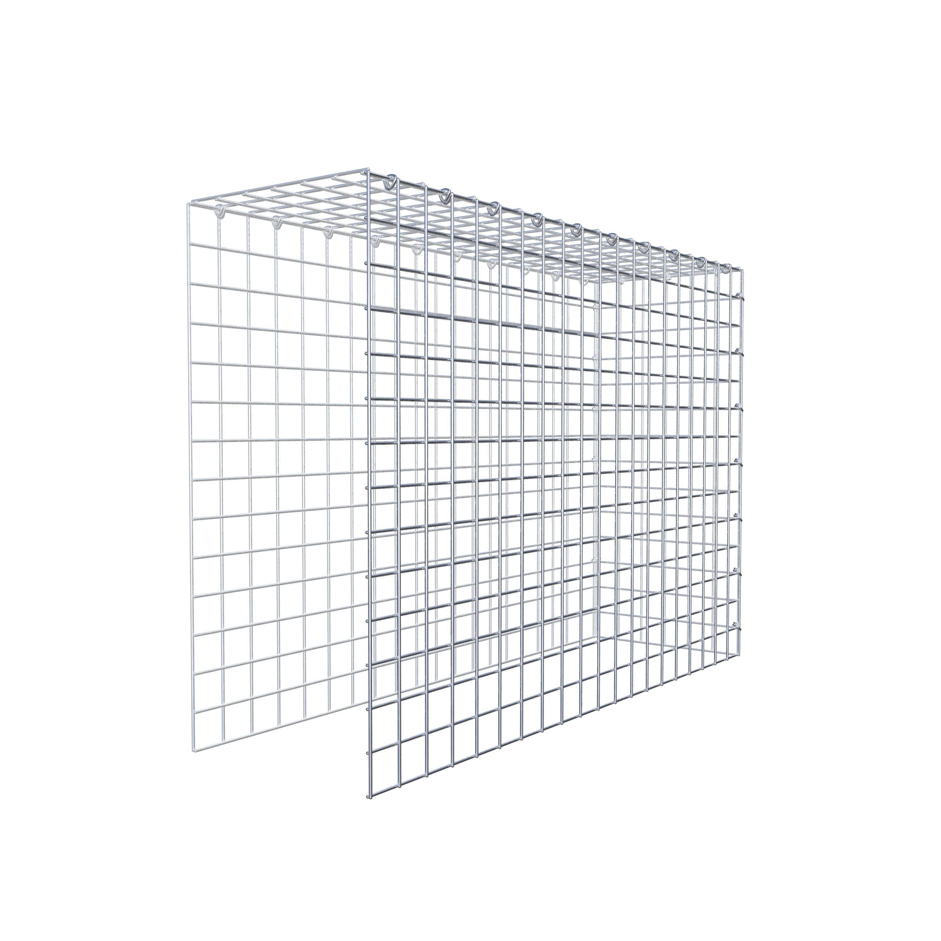 Type 4 oplegkorf 100 cm x 70 cm x 30 cm (L x H x D), maaswijdte 5 cm x 5 cm, C-ring