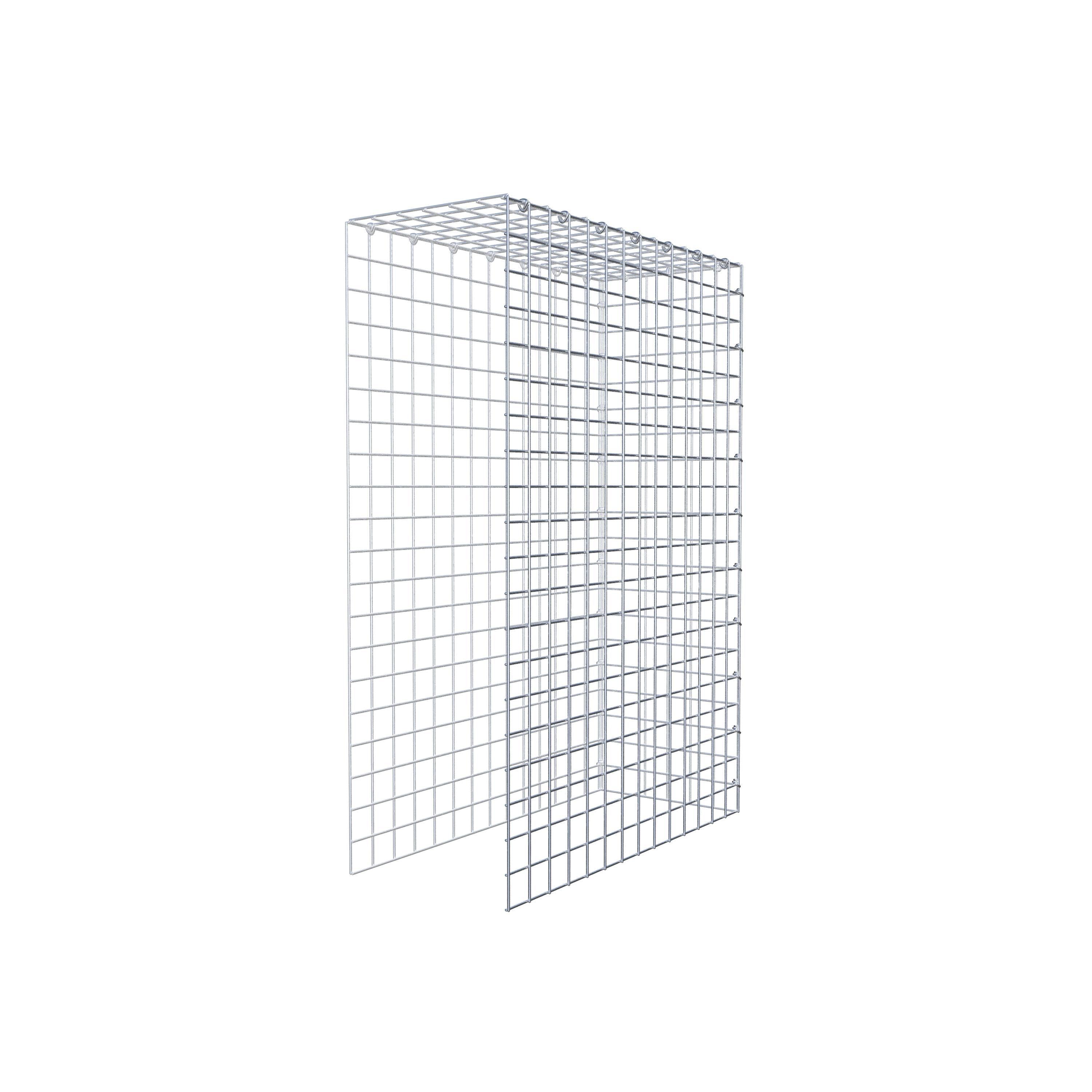 Type 4 oplegkorf 100 cm x 70 cm x 30 cm (L x H x D), maaswijdte 5 cm x 5 cm, C-ring