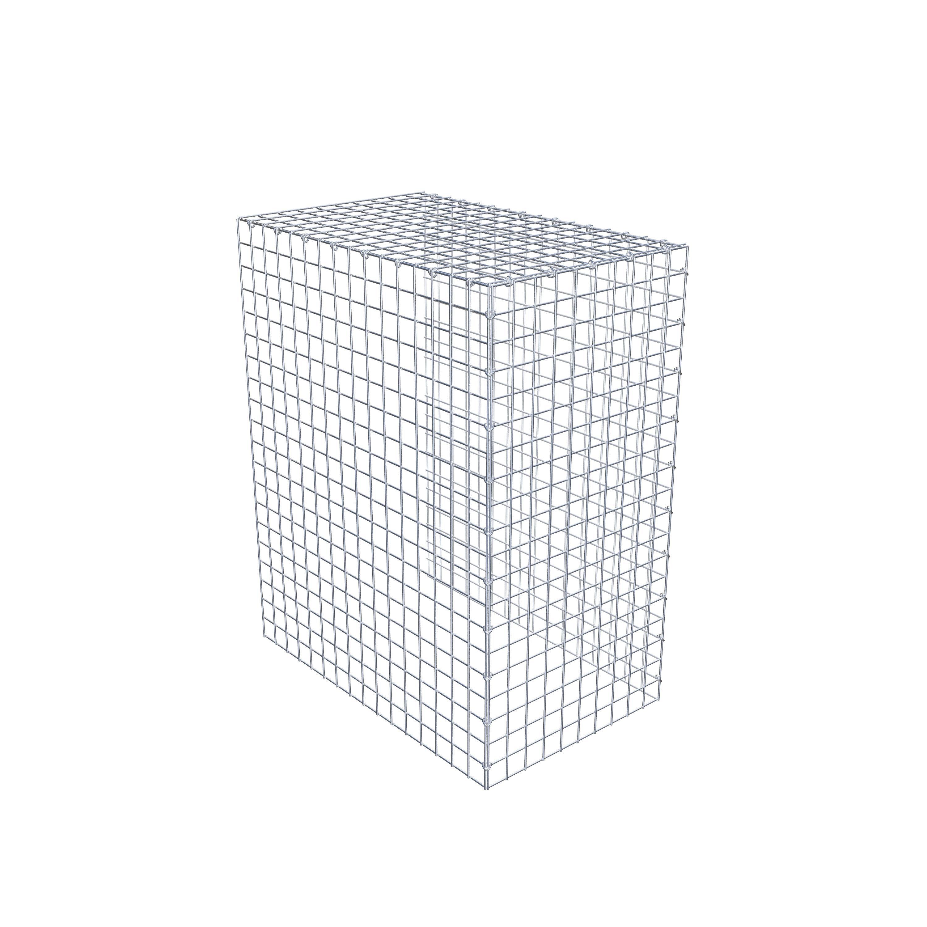Gavión adicional tipo 4 100 cm x 80 cm x 50 cm (L x A x P), malla 5 cm x 5 cm, anillo en C