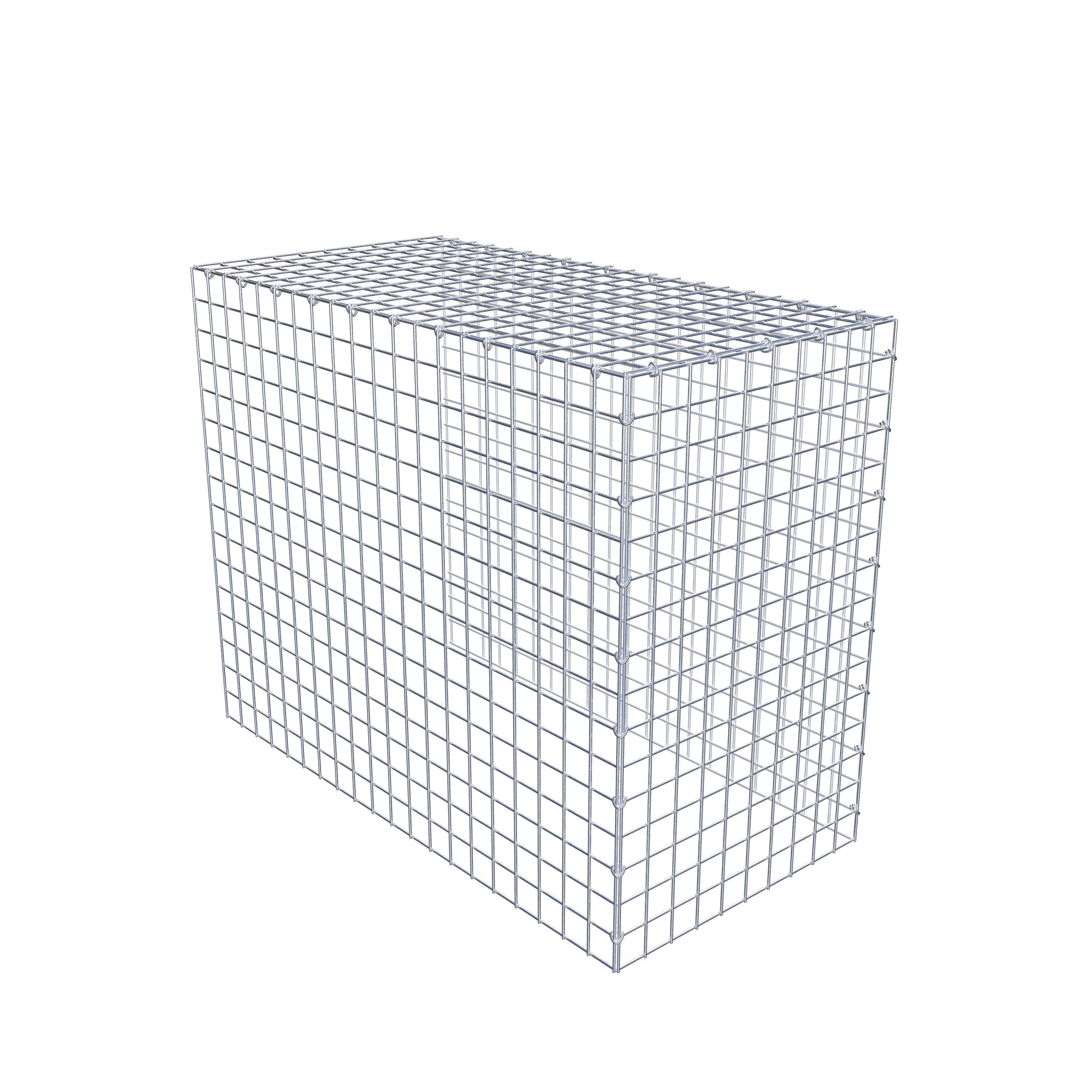 Gavión adicional tipo 4 100 cm x 80 cm x 50 cm (L x A x P), malla 5 cm x 5 cm, anillo en C