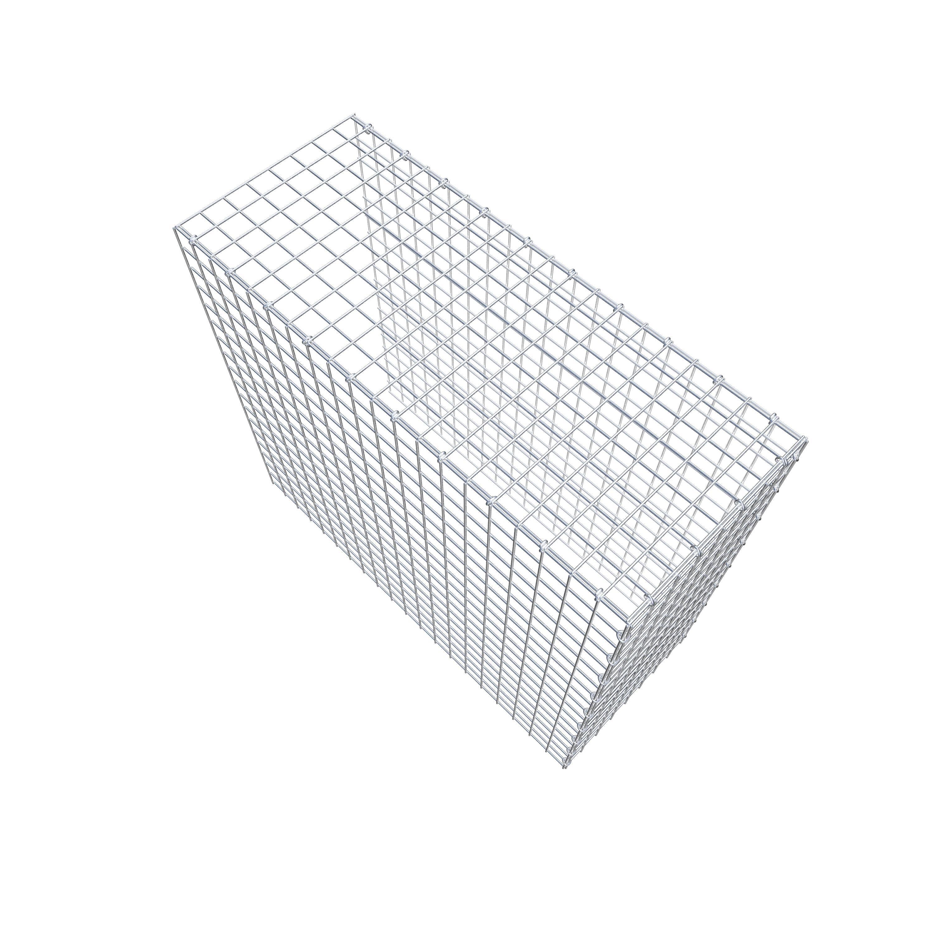 Gavión adicional tipo 4 100 cm x 90 cm x 40 cm (L x A x P), malla 5 cm x 5 cm, anillo en C