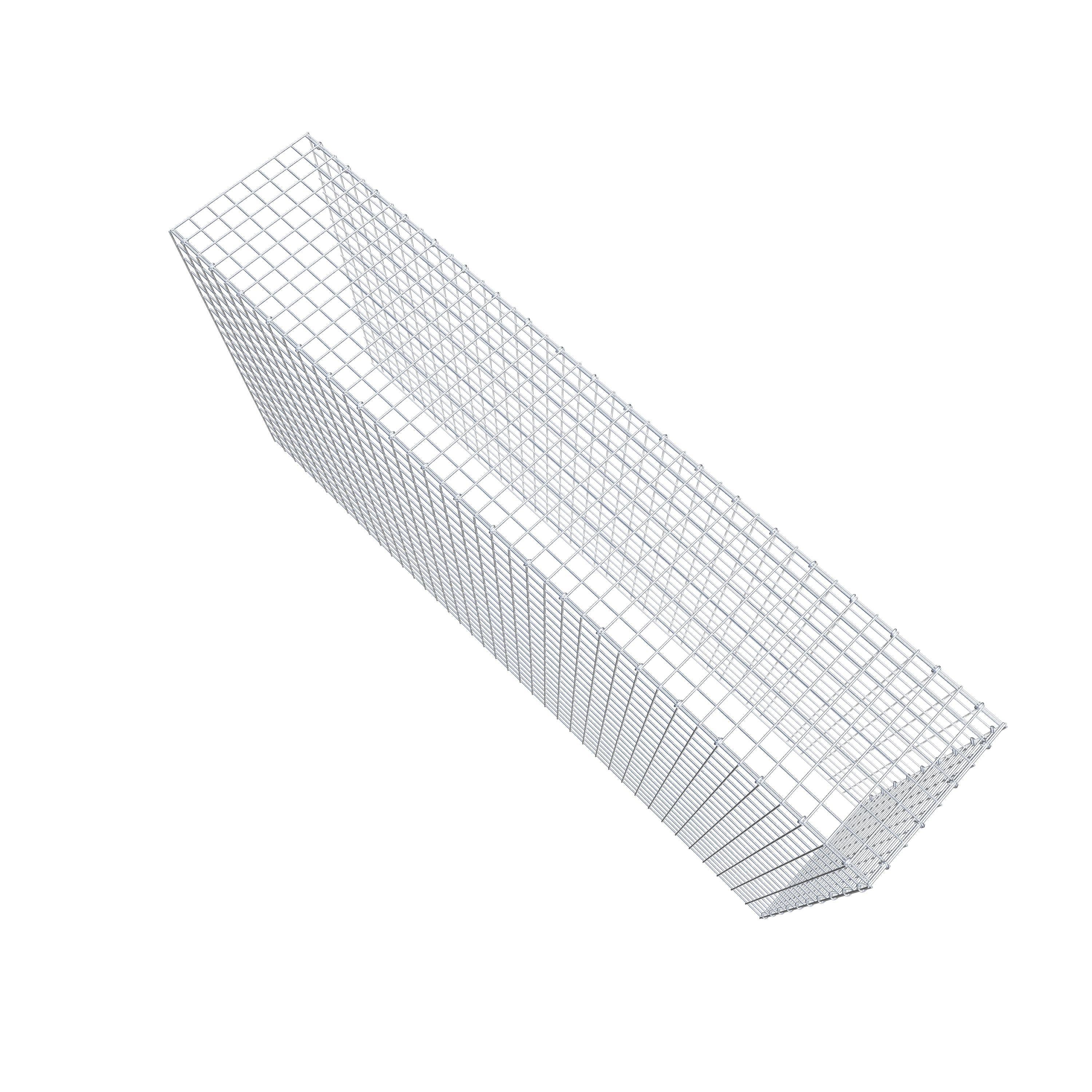 Gavión adicional tipo 4 200 cm x 100 cm x 40 cm (L x A x P), malla 5 cm x 5 cm, anillo en C