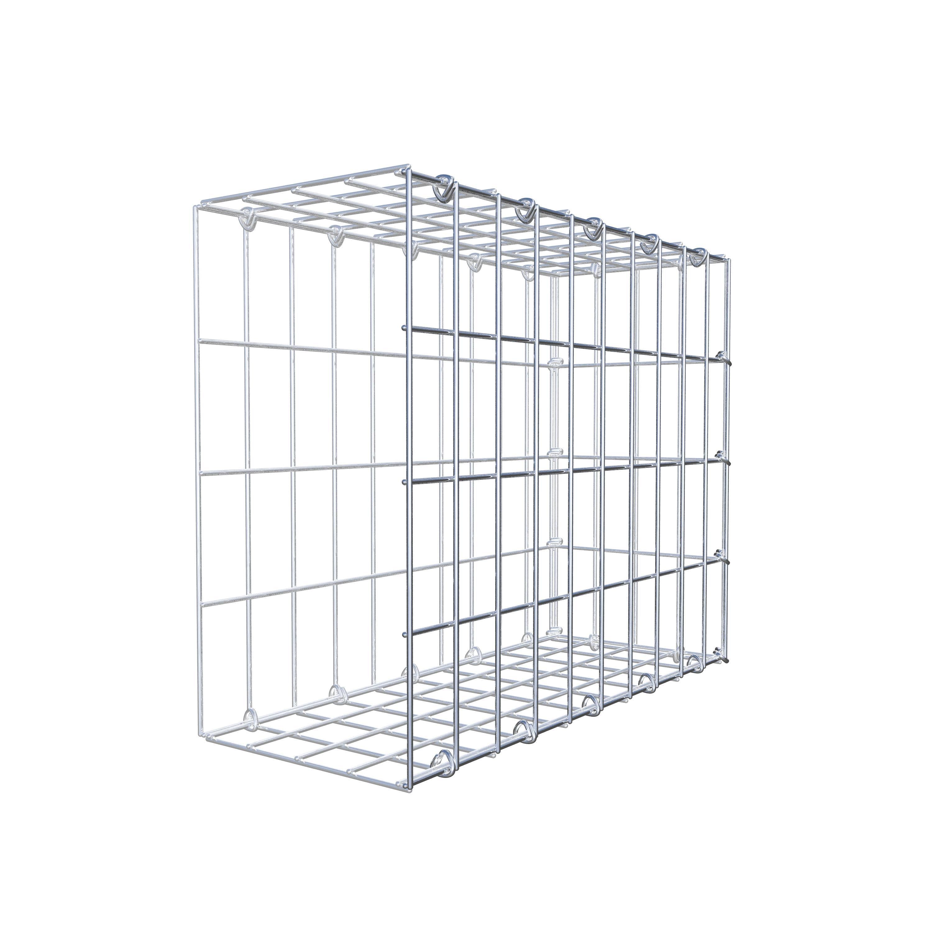 Pila adicional tipo 2 50 cm x 40 cm x 20 cm, malla 5 cm x 10 cm, anillo en C