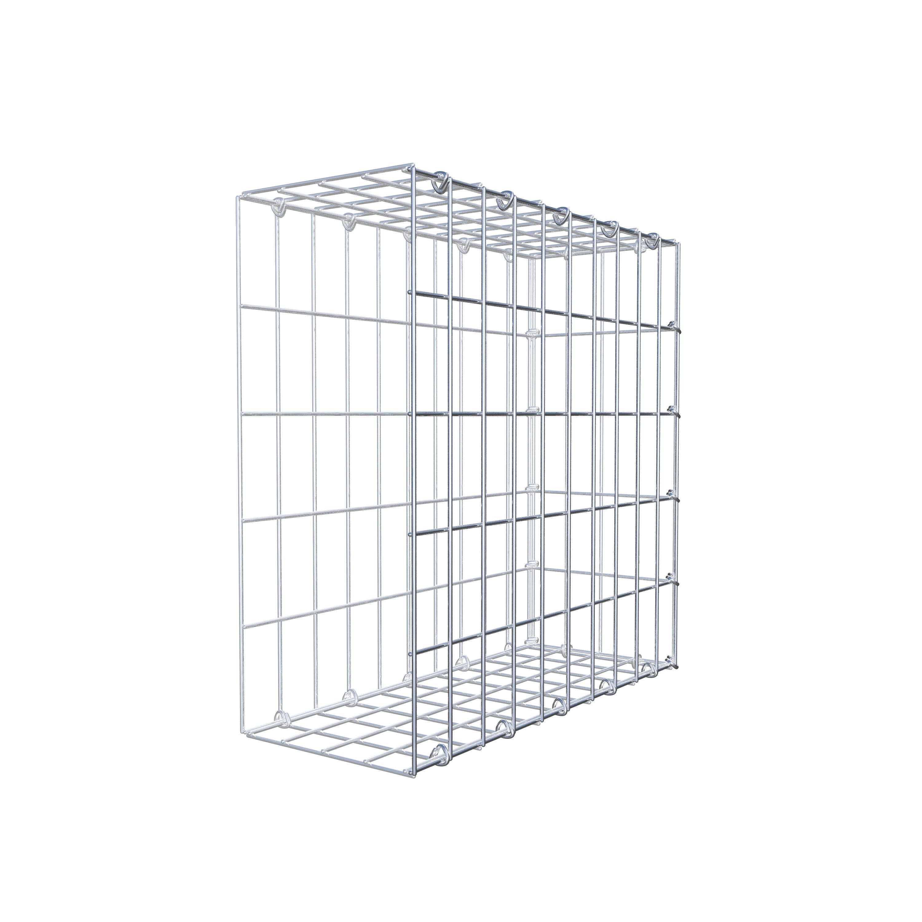 Pila adicional tipo 2 50 cm x 50 cm x 20 cm, malla 5 cm x 10 cm, anillo en C