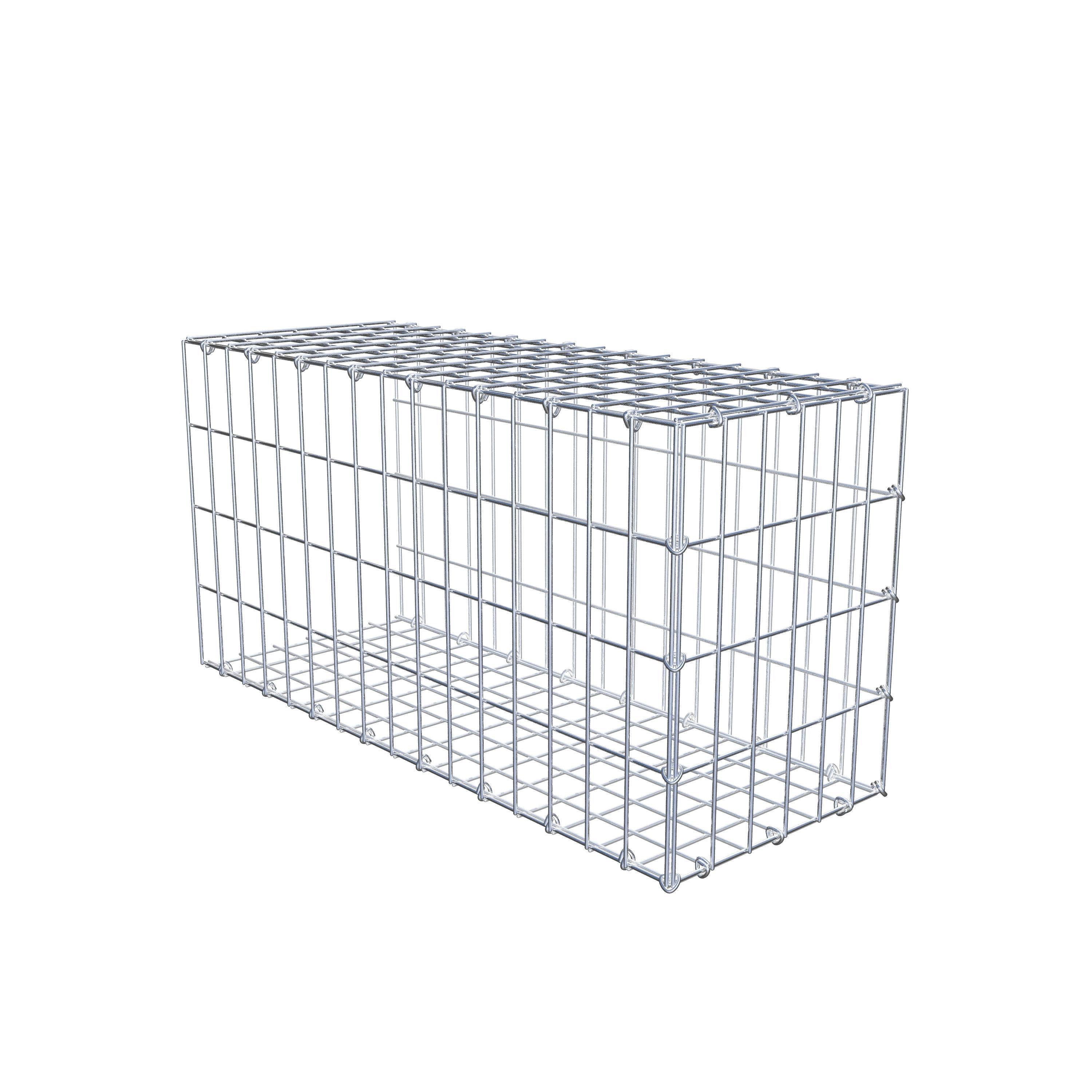 Pila adicional tipo 2 80 cm x 40 cm x 30 cm, malla 5 cm x 10 cm, anillo en C
