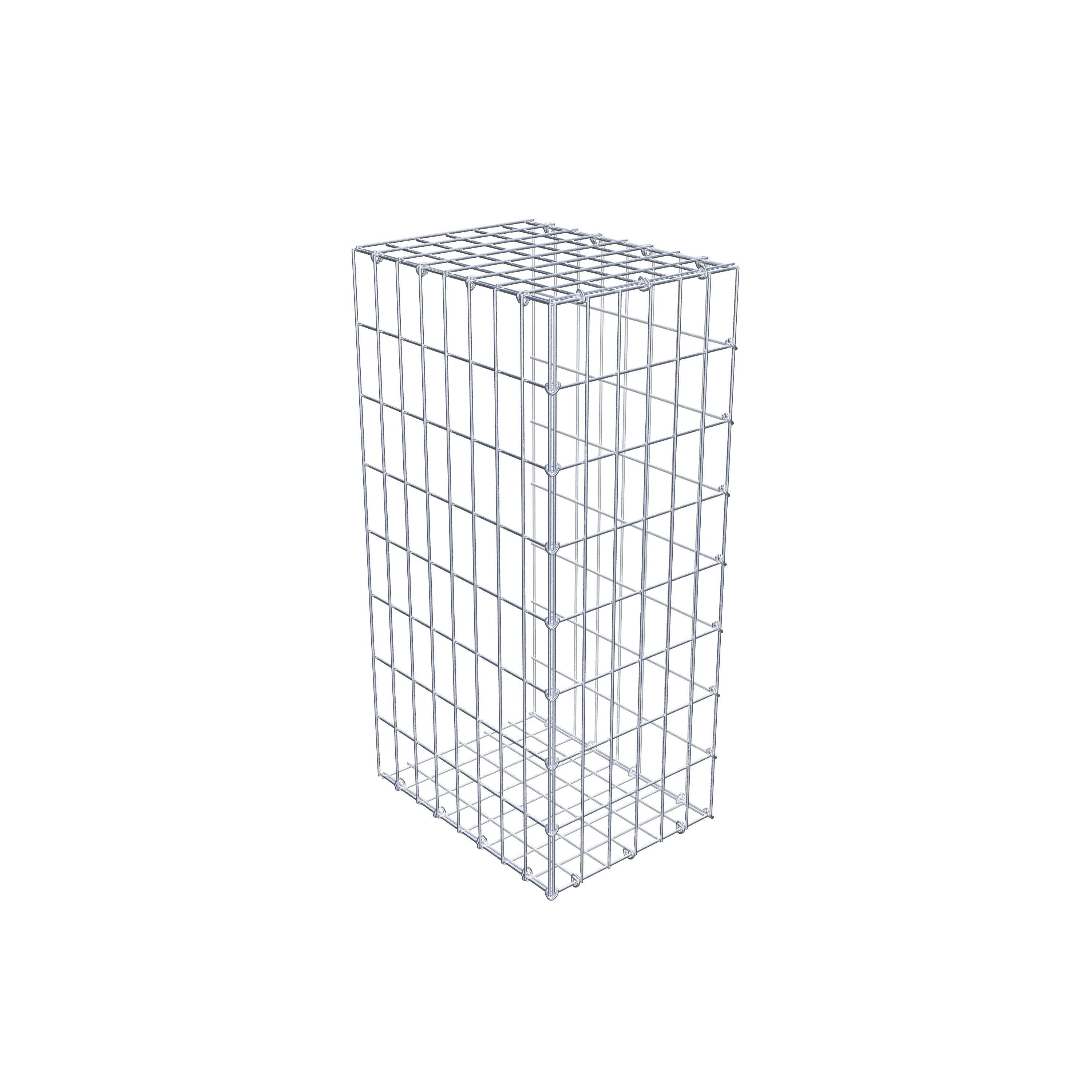 Pila adicional tipo 2 80 cm x 40 cm x 30 cm, malla 5 cm x 10 cm, anillo en C