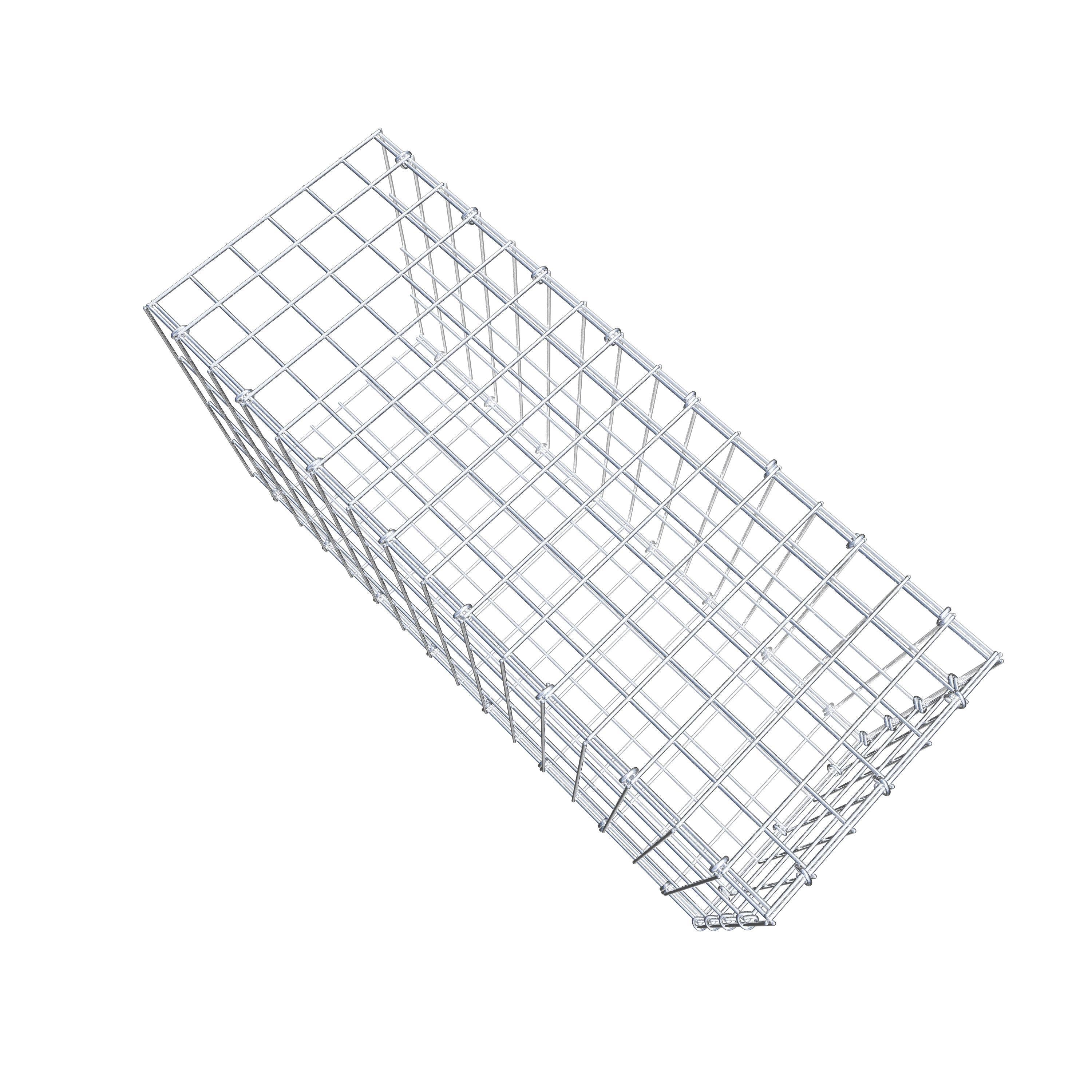 Pila adicional tipo 2 80 cm x 40 cm x 30 cm, malla 5 cm x 10 cm, anillo en C