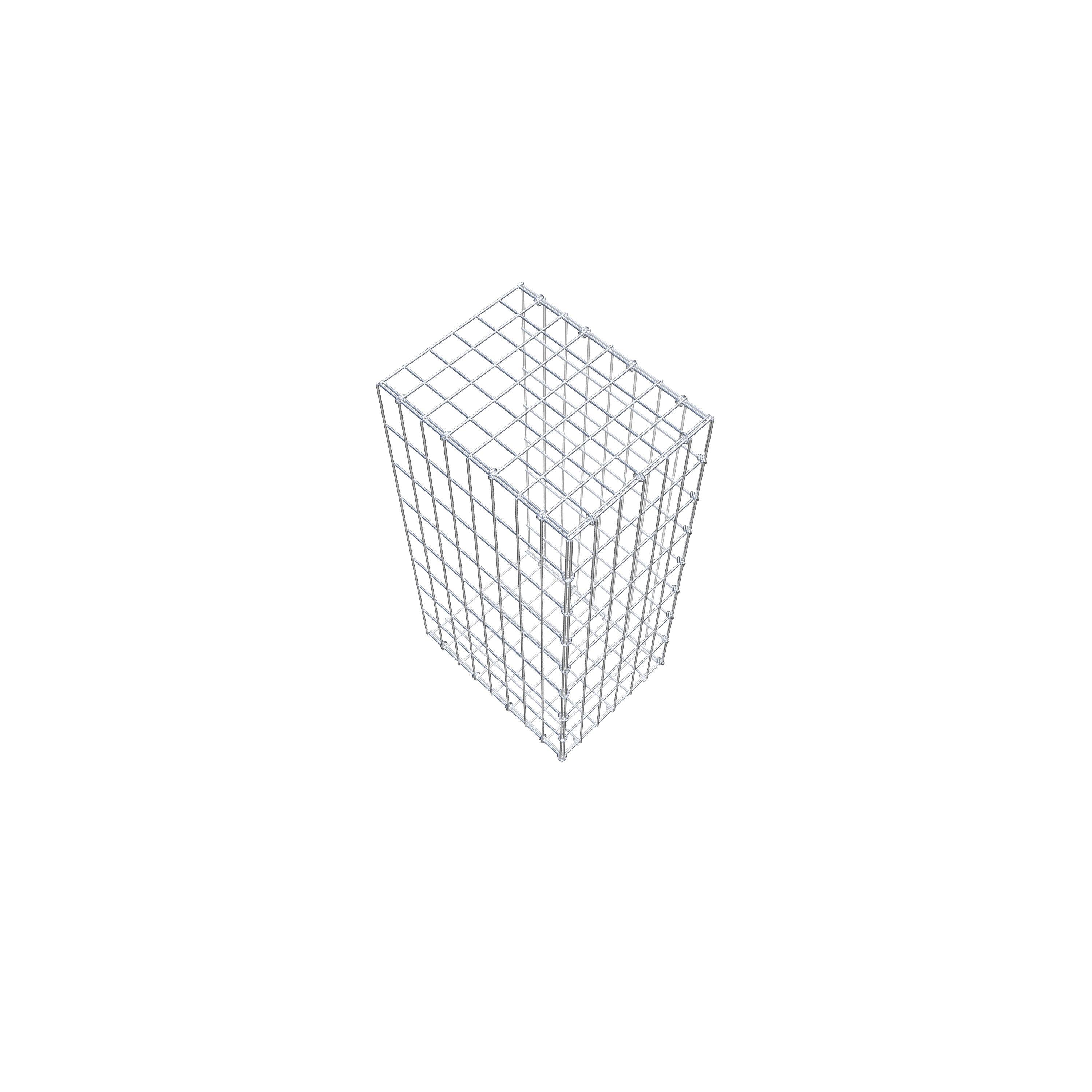 Pila adicional tipo 2 80 cm x 40 cm x 30 cm, malla 5 cm x 10 cm, anillo en C