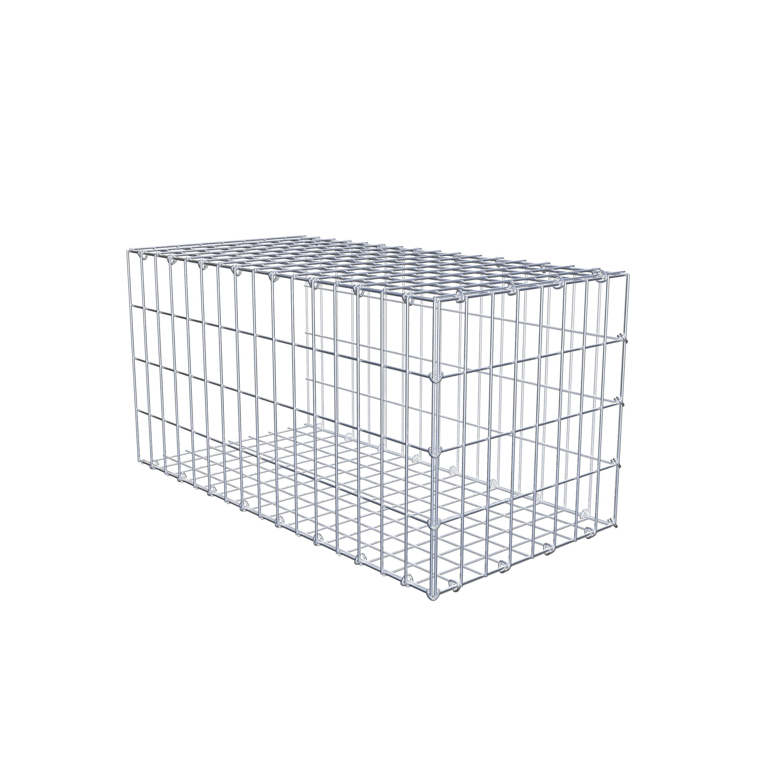Pila adicional tipo 2 80 cm x 40 cm x 40 cm, malla 5 cm x 10 cm, anillo en C