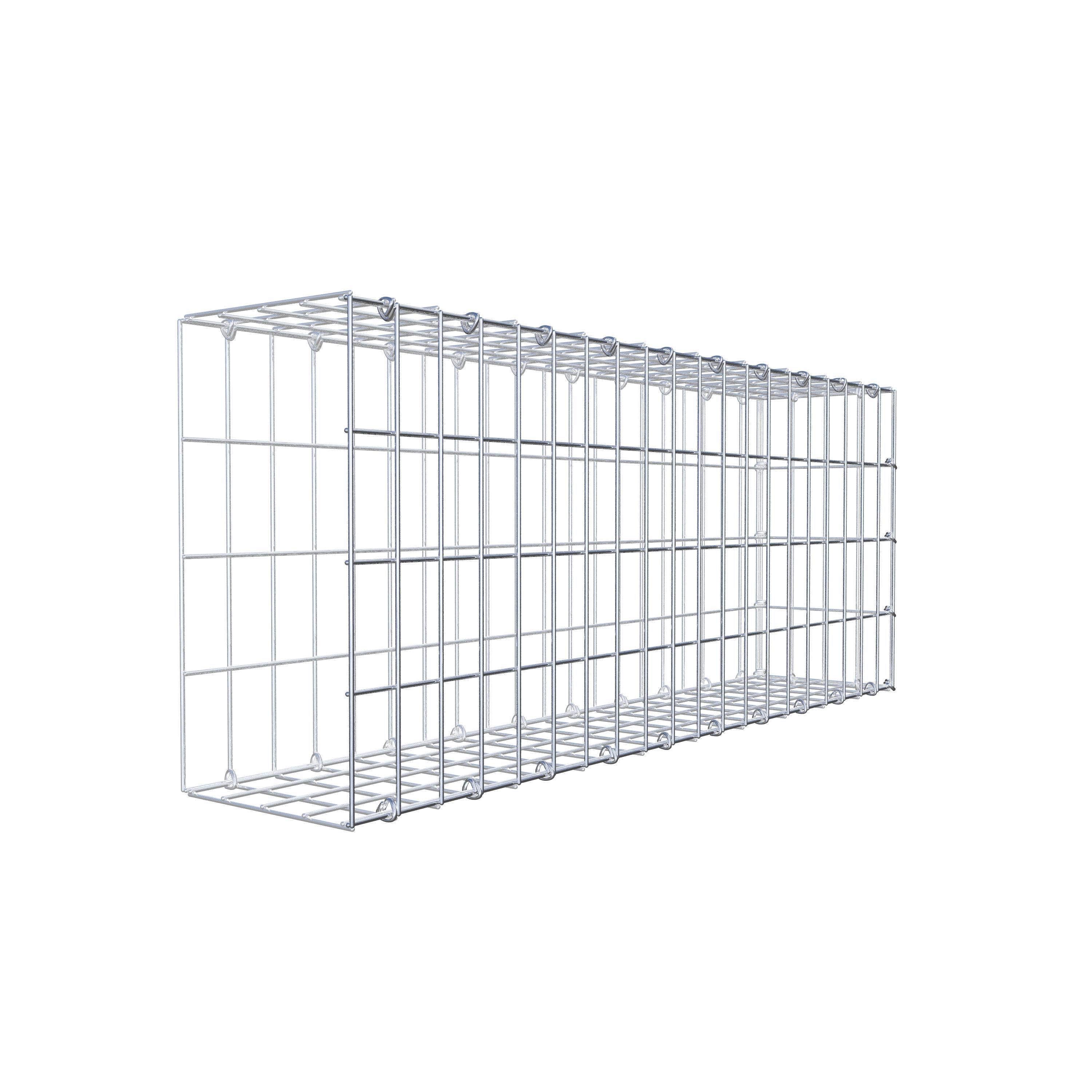 Pila adicional tipo 2 100 cm x 40 cm x 20 cm, malla 5 cm x 10 cm, anillo en C