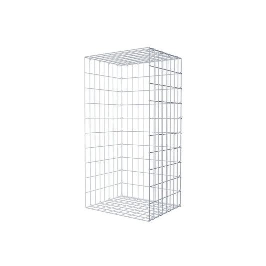 Gabião tipo 2 100 cm x 40 cm x 50 cm, malhagem 5 cm x 10 cm, anel C