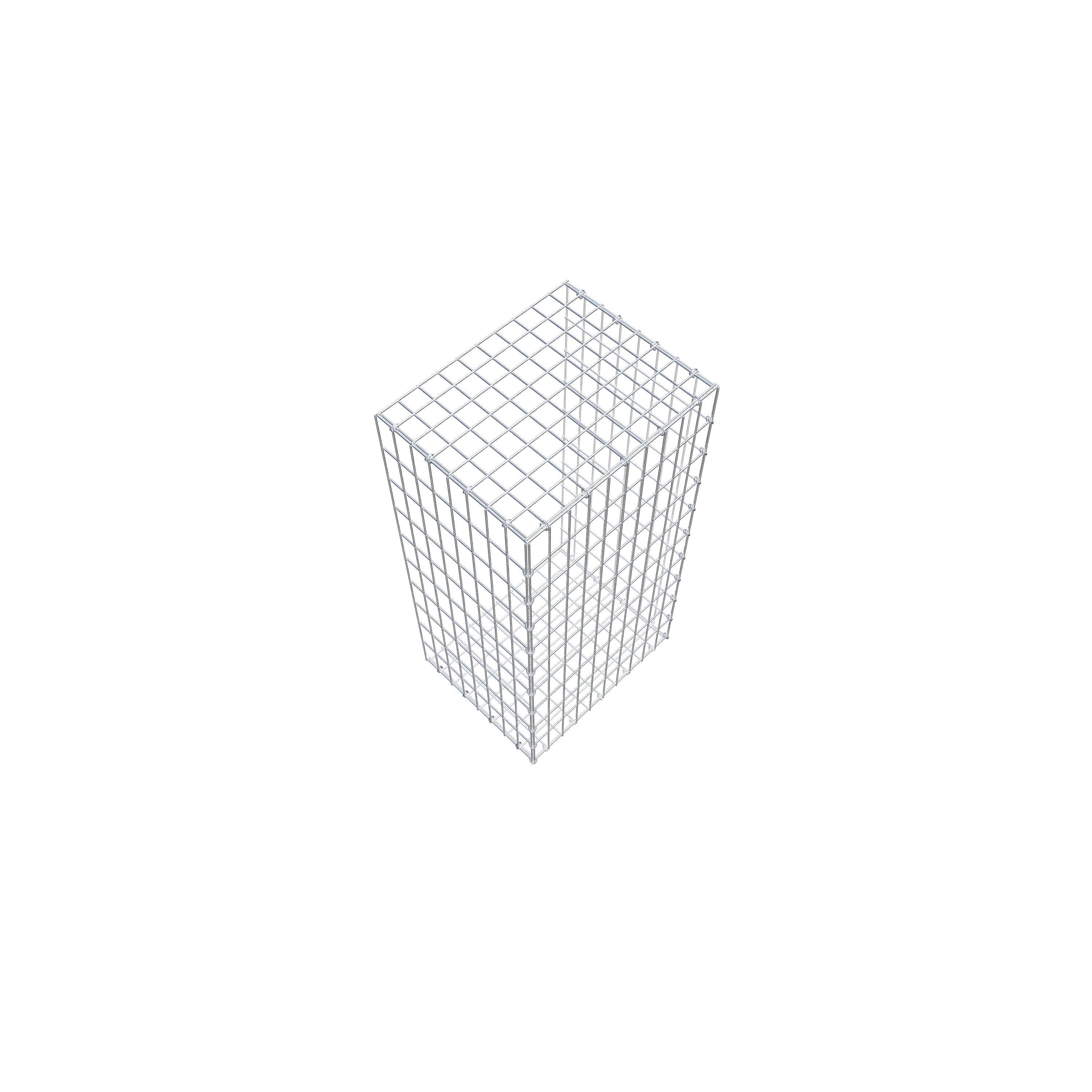 Pila adicional tipo 2 100 cm x 40 cm x 50 cm, malla 5 cm x 10 cm, anillo en C