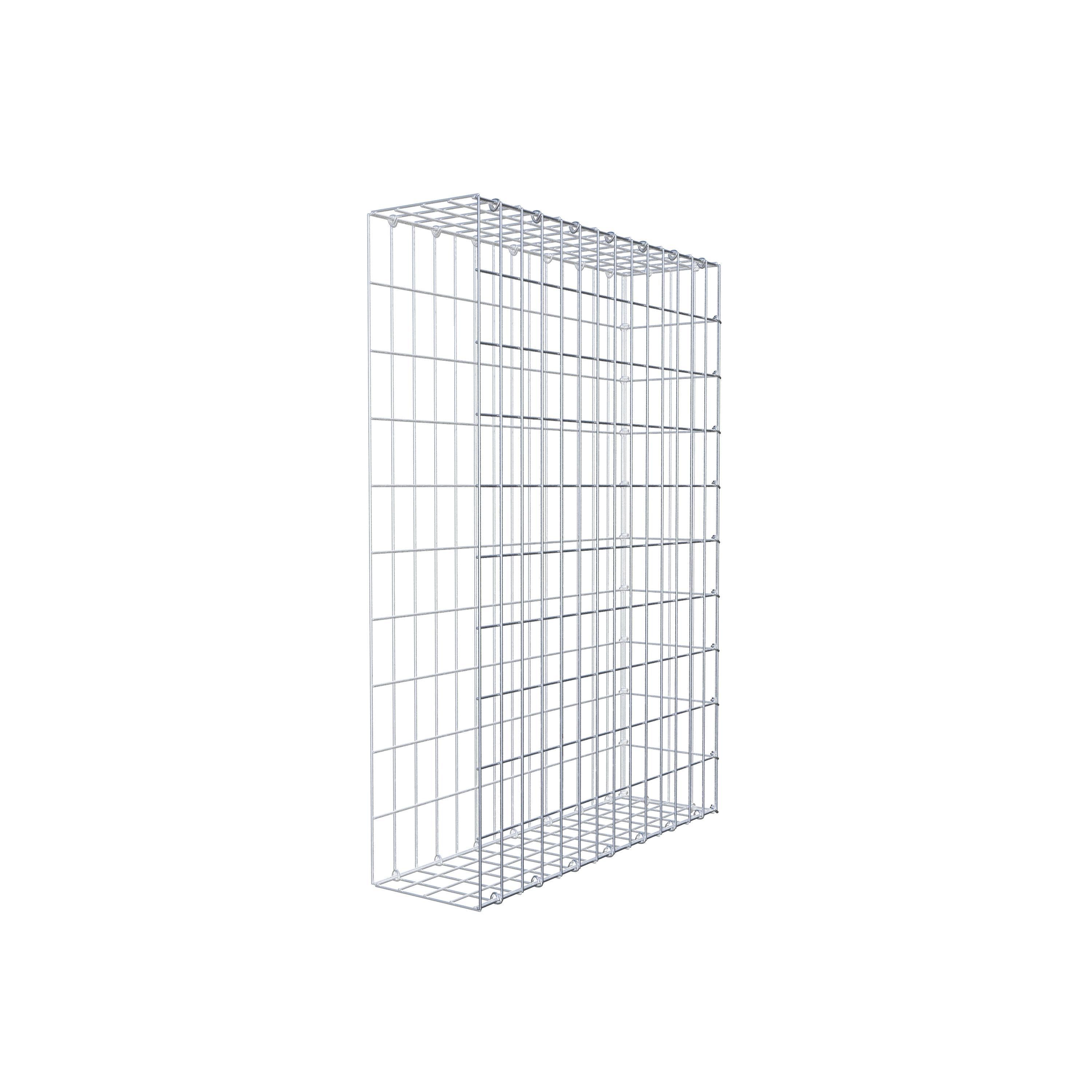 Pila adicional tipo 2 100 cm x 70 cm x 20 cm, malla 5 cm x 10 cm, anillo en C