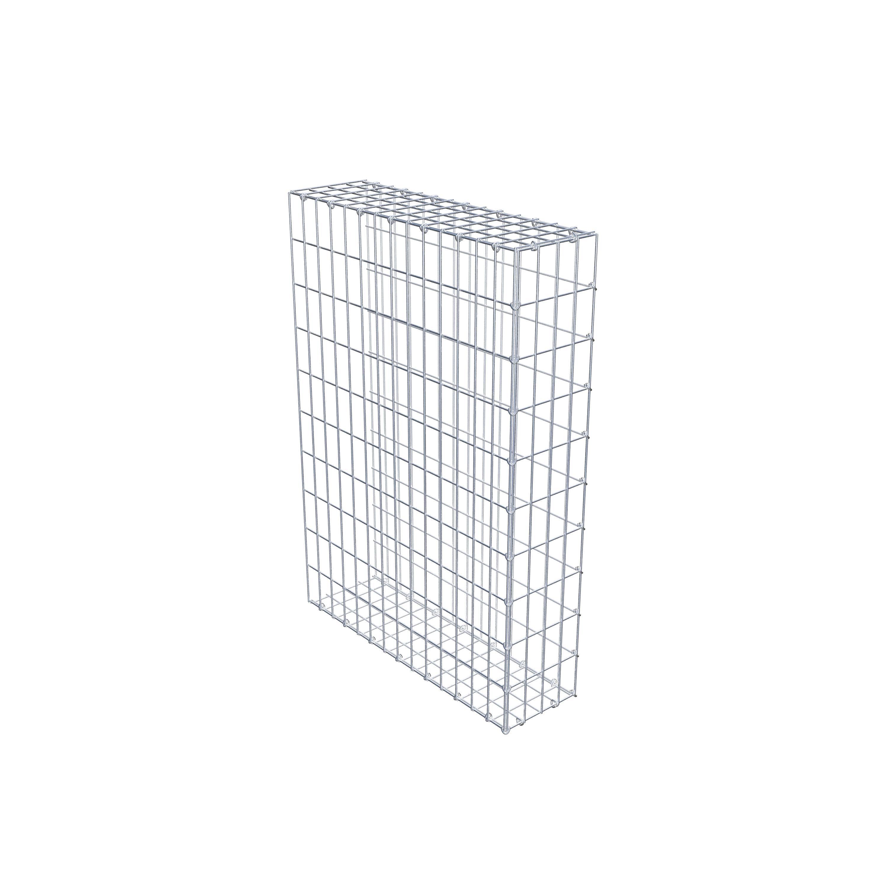 Pila adicional tipo 2 100 cm x 70 cm x 20 cm, malla 5 cm x 10 cm, anillo en C