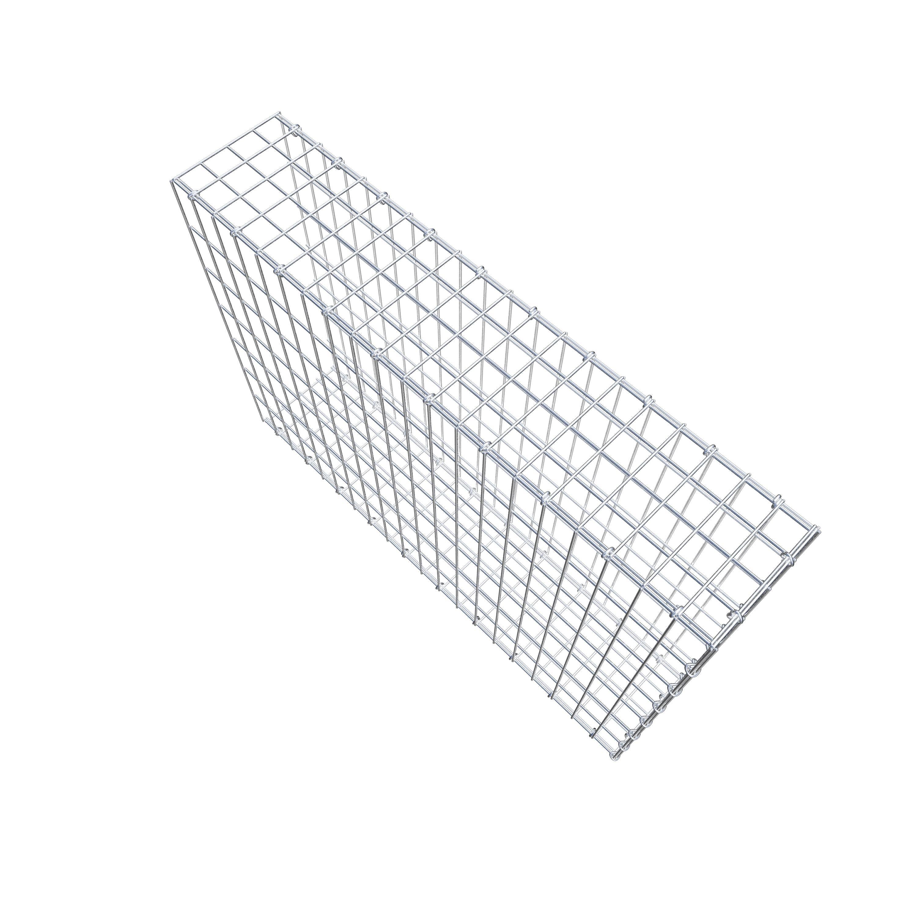Pila adicional tipo 2 100 cm x 70 cm x 20 cm, malla 5 cm x 10 cm, anillo en C