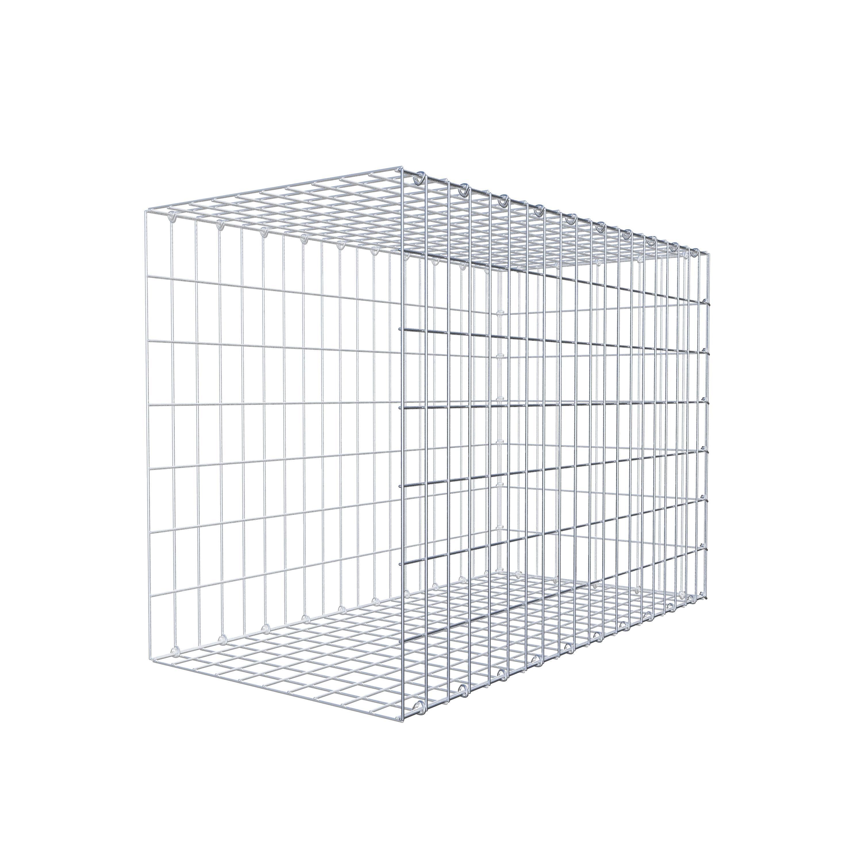 Pila adicional tipo 2 100 cm x 70 cm x 50 cm, malla 5 cm x 10 cm, anillo en C