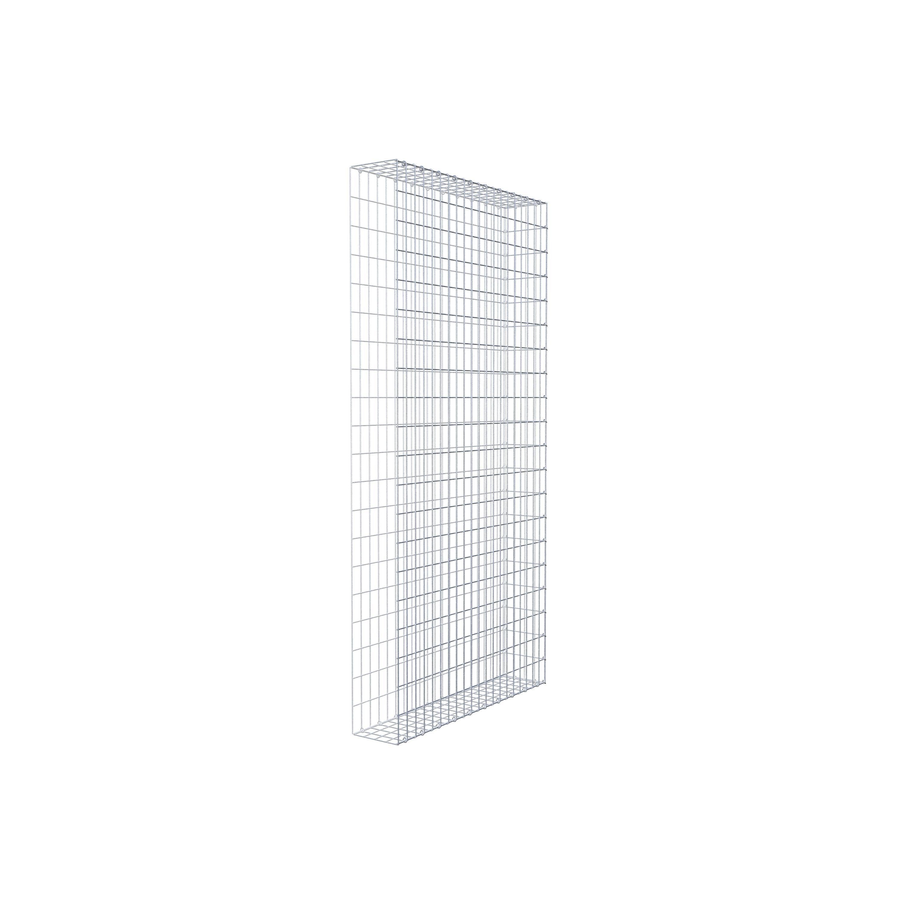 Gavión complementario tipo 2 200 cm x 100 cm x 20 cm, malla 5 cm x 10 cm, anillo en C