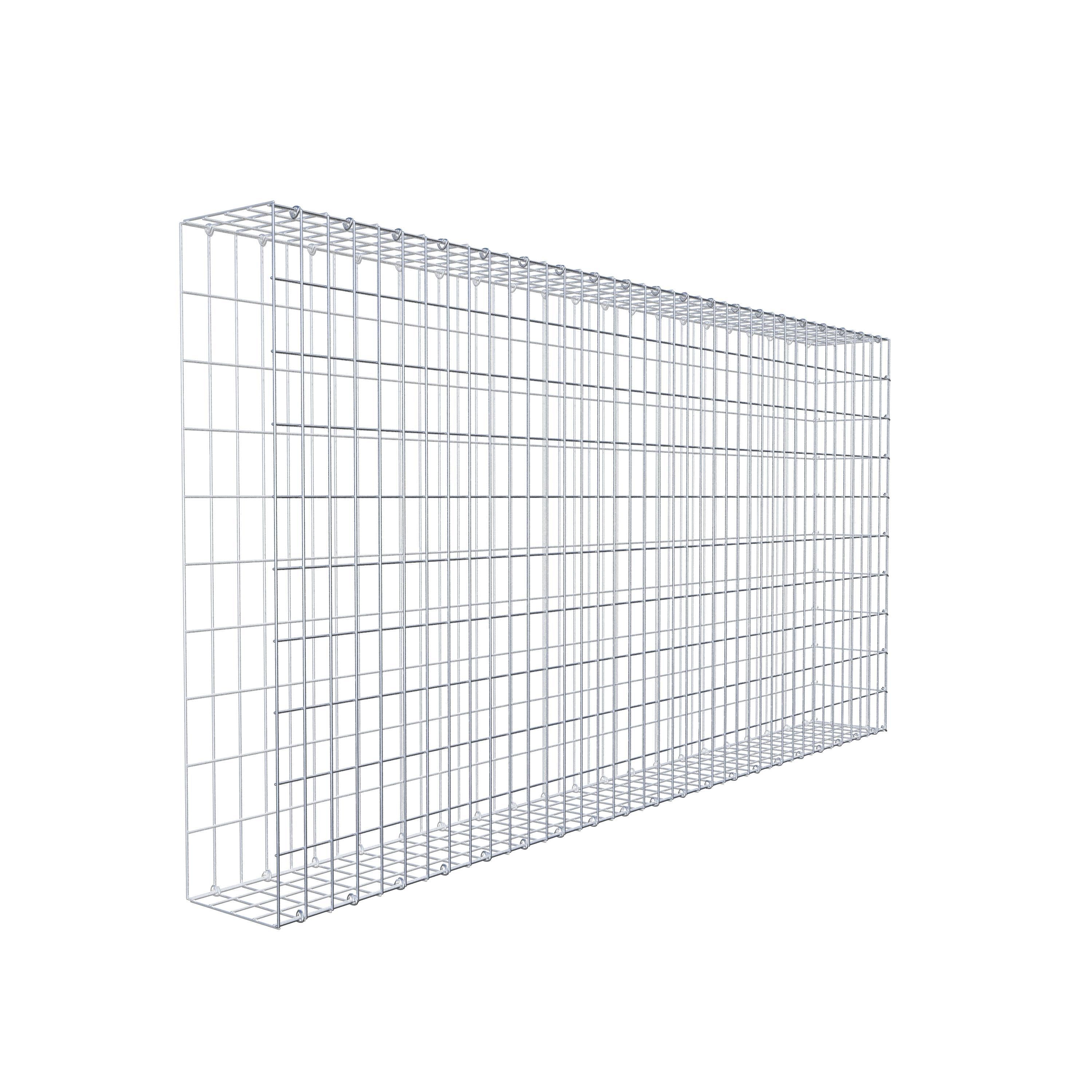 Gavión complementario tipo 2 200 cm x 100 cm x 20 cm, malla 5 cm x 10 cm, anillo en C