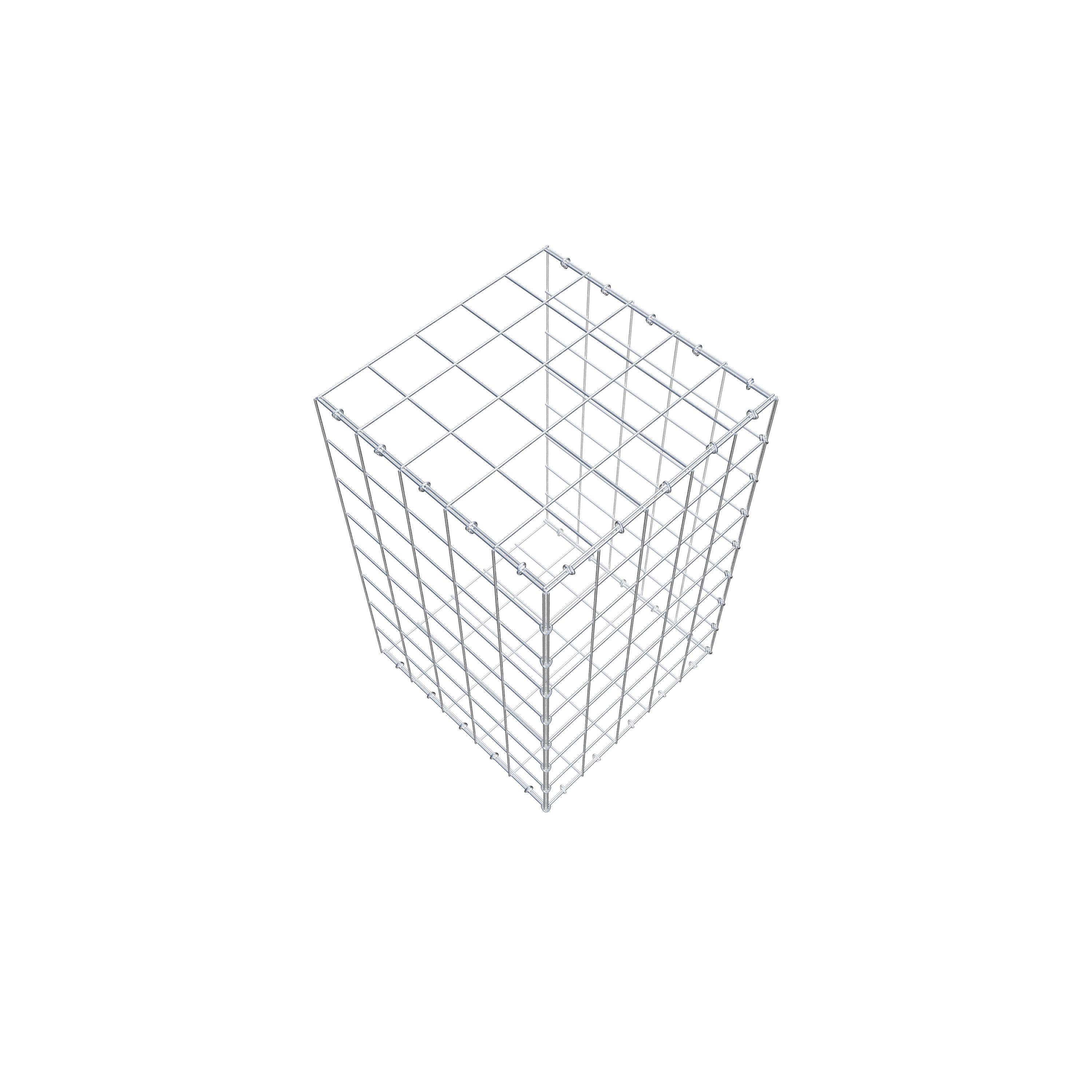 Anbaugabione Typ 2 80 cm x 50 cm x 50 cm (L x H x T), Maschenweite 10 cm x 10 cm, C-Ring